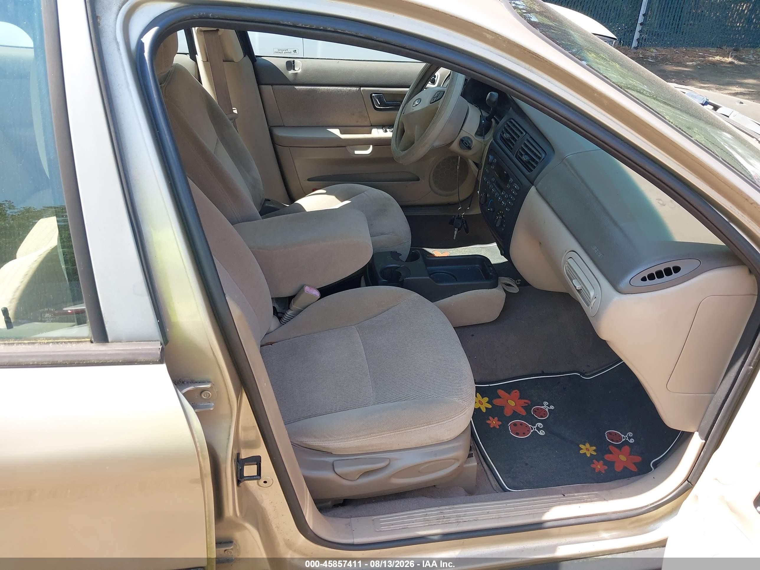 2000 Ford Taurus Se Gold vin: 1FAFP53U7YA132489