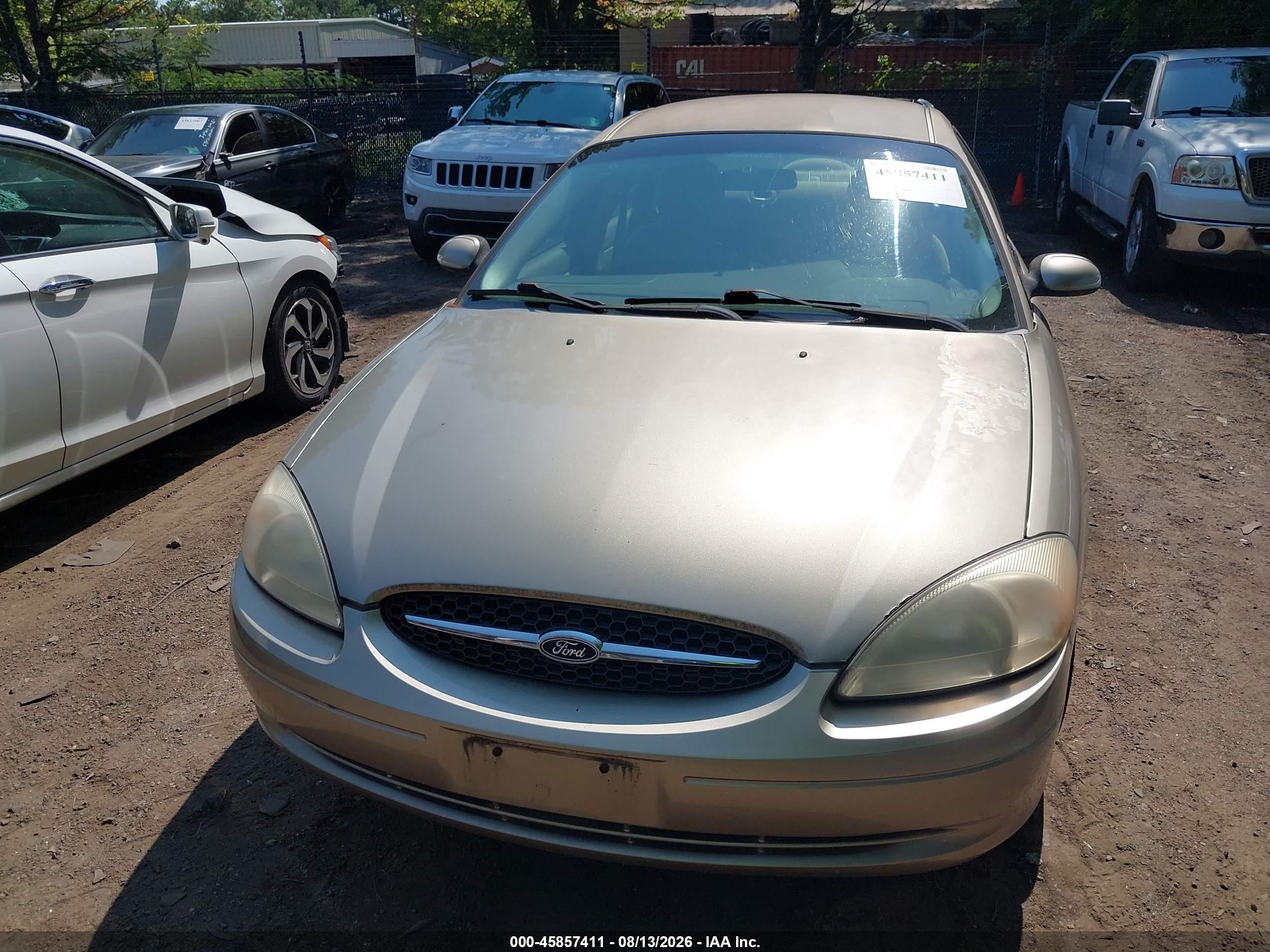 2000 Ford Taurus Se Gold vin: 1FAFP53U7YA132489