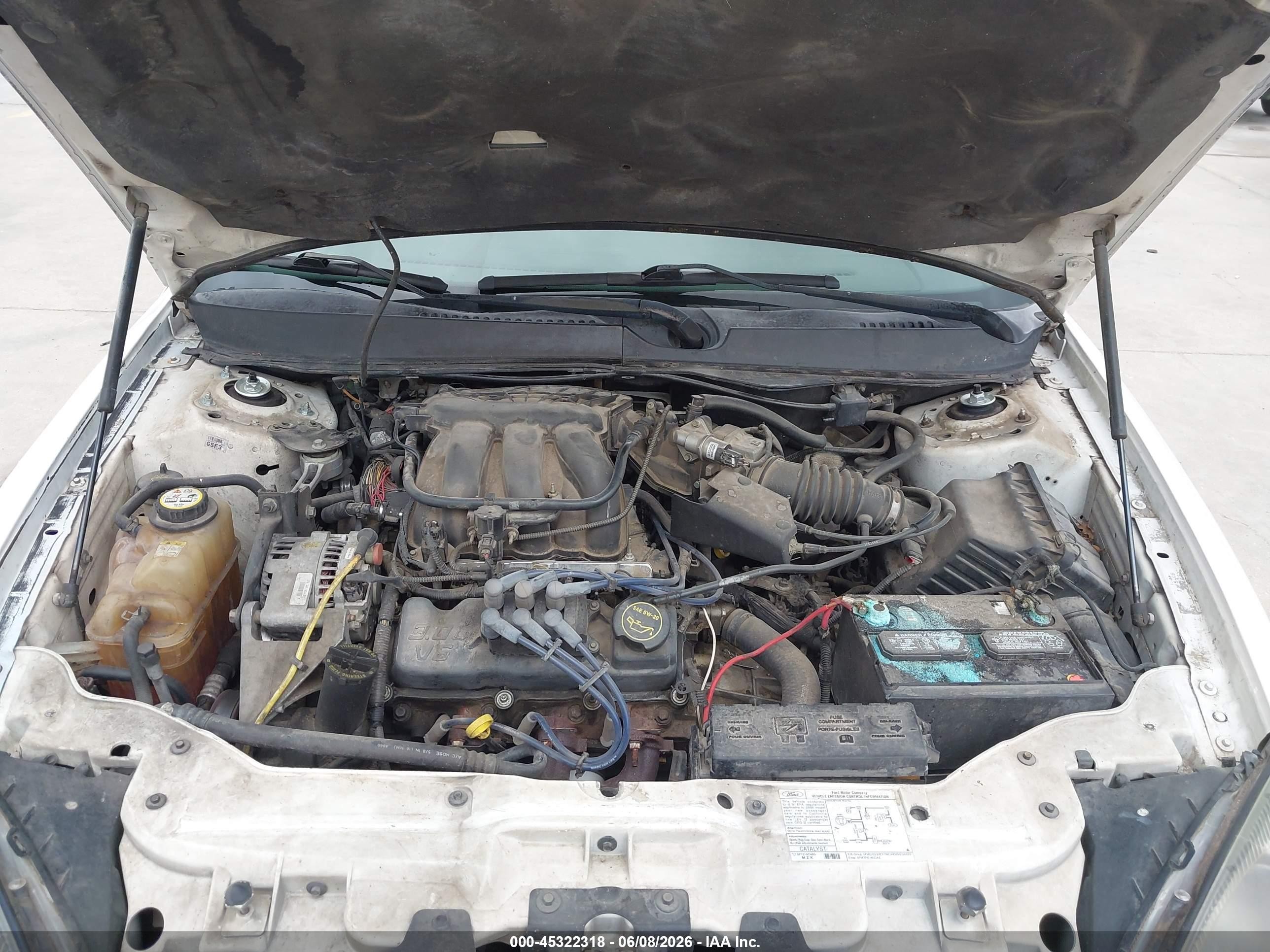 2005 Ford Taurus Se White vin: 1FAFP53U85A279819