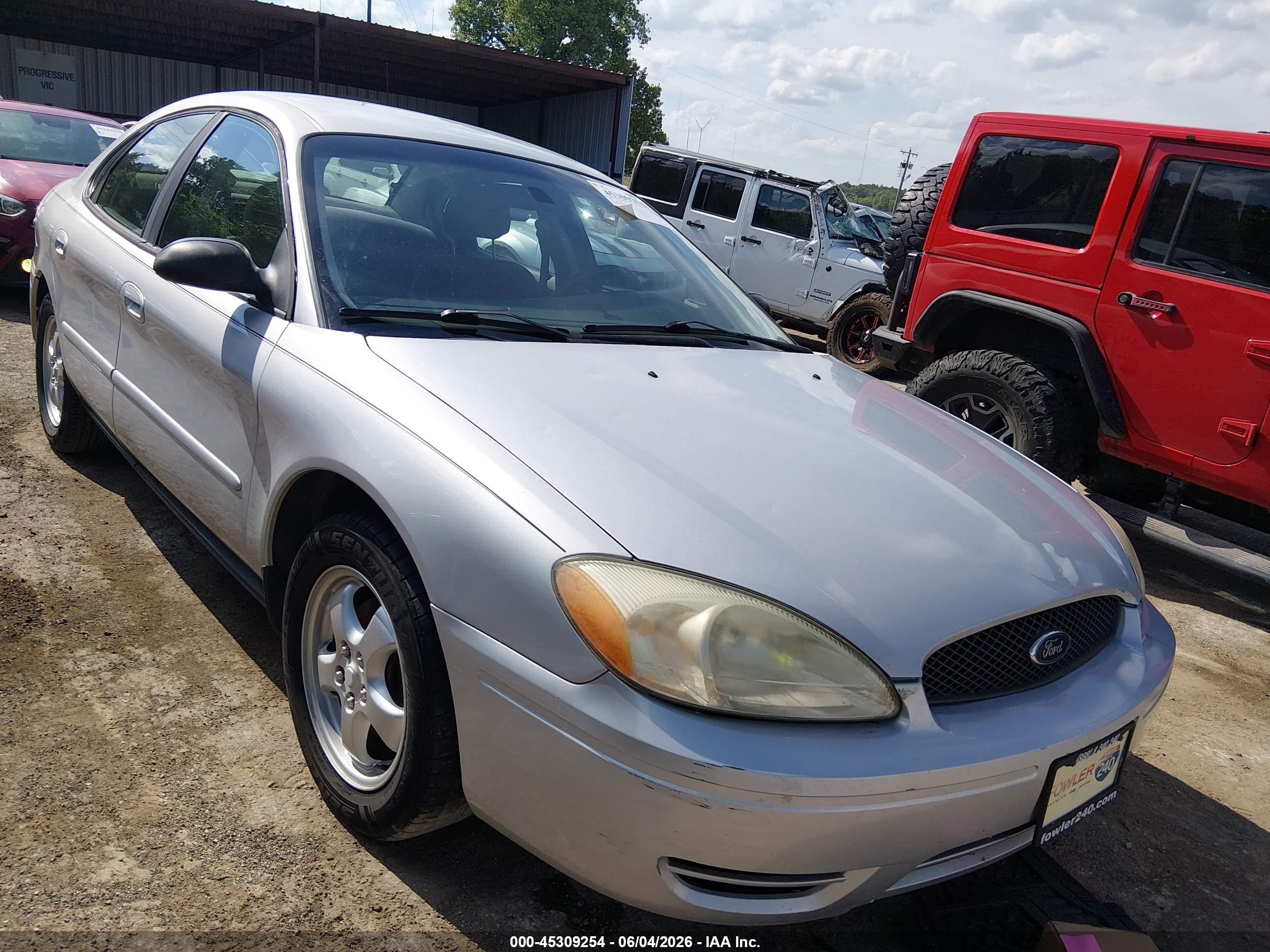 2006 Ford Taurus Se Silver vin: 1FAFP53U86A113267