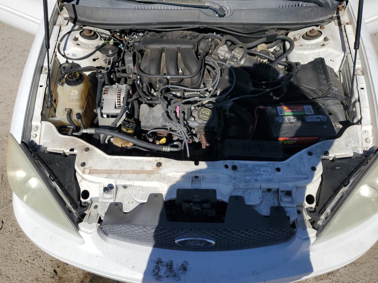 2006 Ford Taurus Se White vin: 1FAFP53U86A195629
