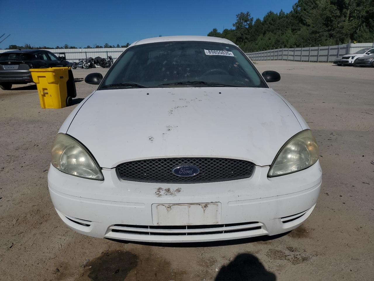 2006 Ford Taurus Se White vin: 1FAFP53U86A195629