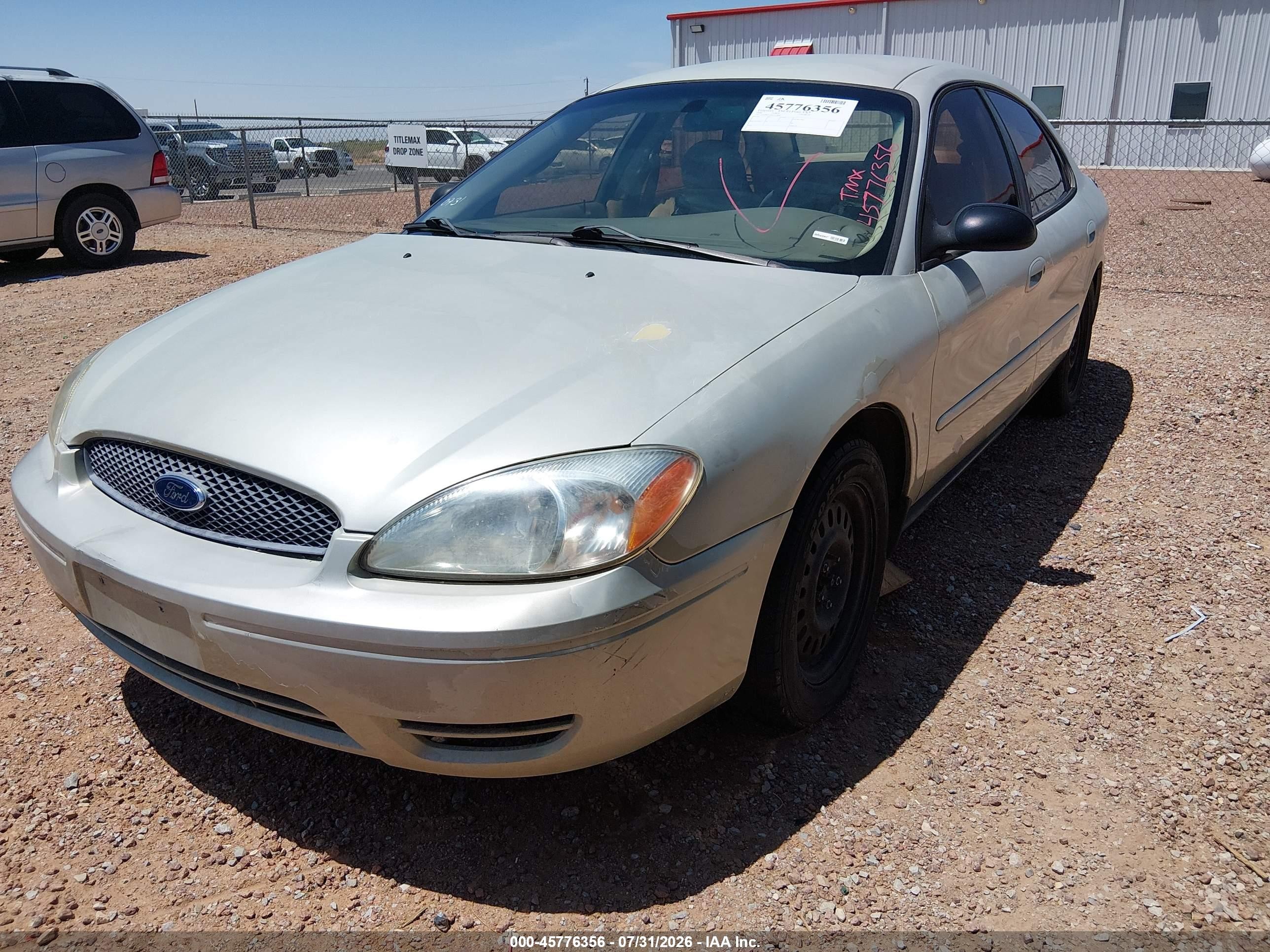 2006 Ford Taurus Se Beige vin: 1FAFP53U86A242898