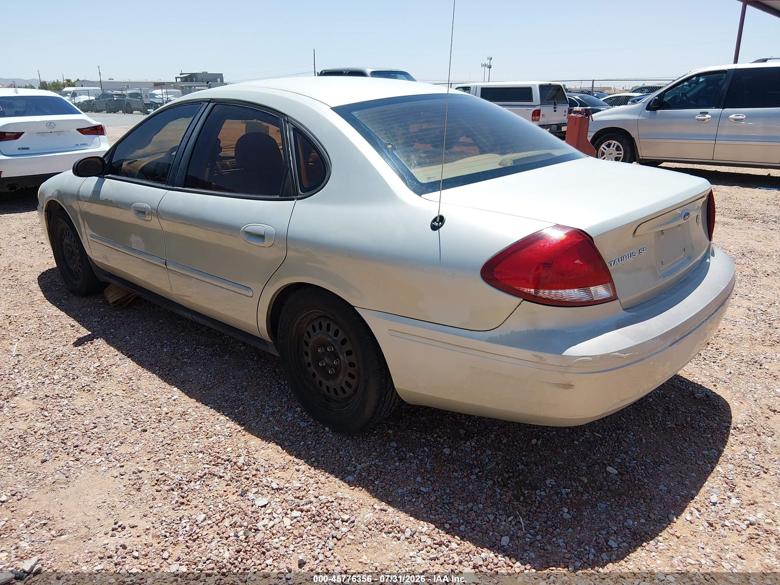 2006 Ford Taurus Se Beige vin: 1FAFP53U86A242898