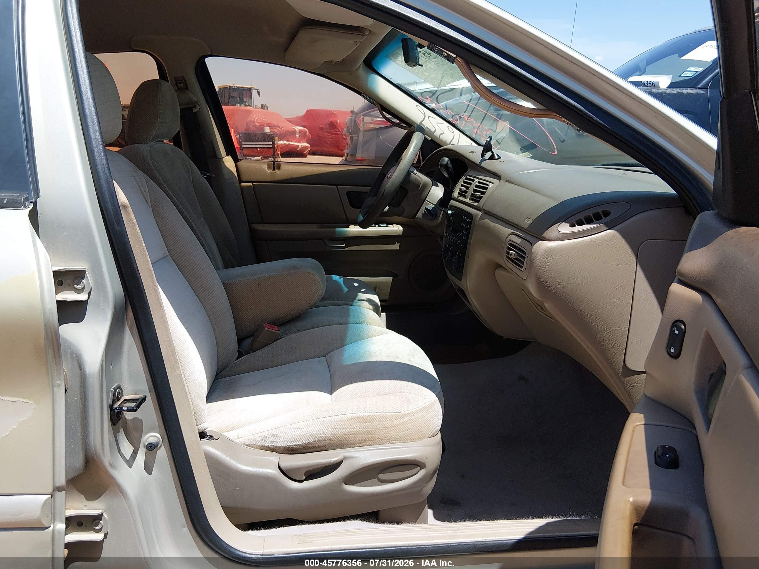 2006 Ford Taurus Se Beige vin: 1FAFP53U86A242898