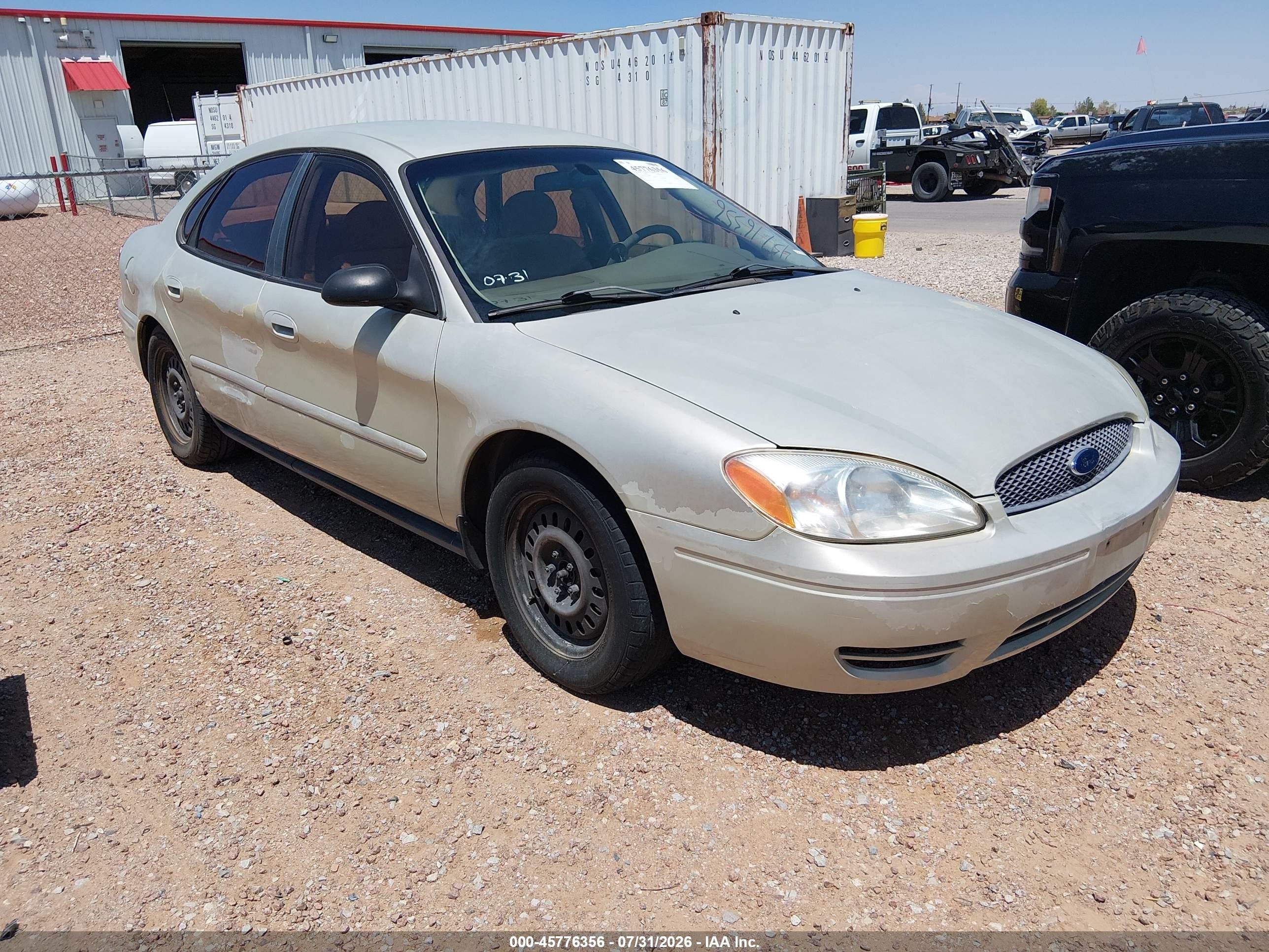 2006 Ford Taurus Se Beige vin: 1FAFP53U86A242898