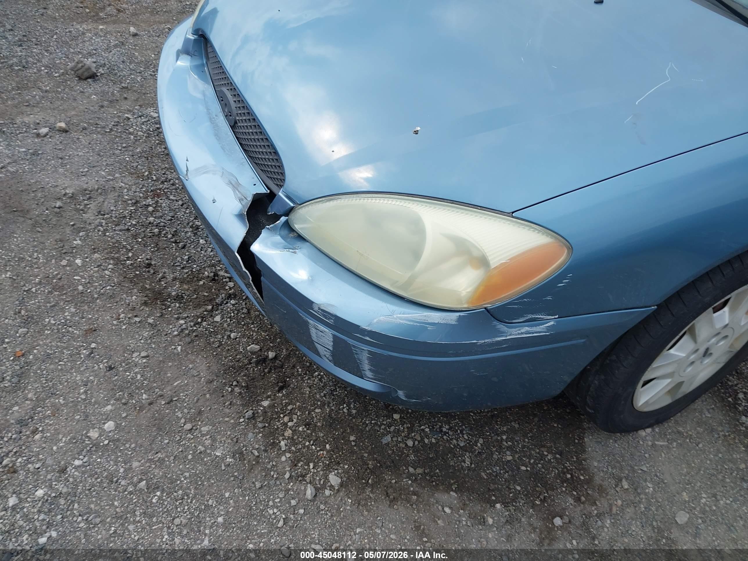 2007 Ford Taurus Se Синий vin: 1FAFP53U87A117417