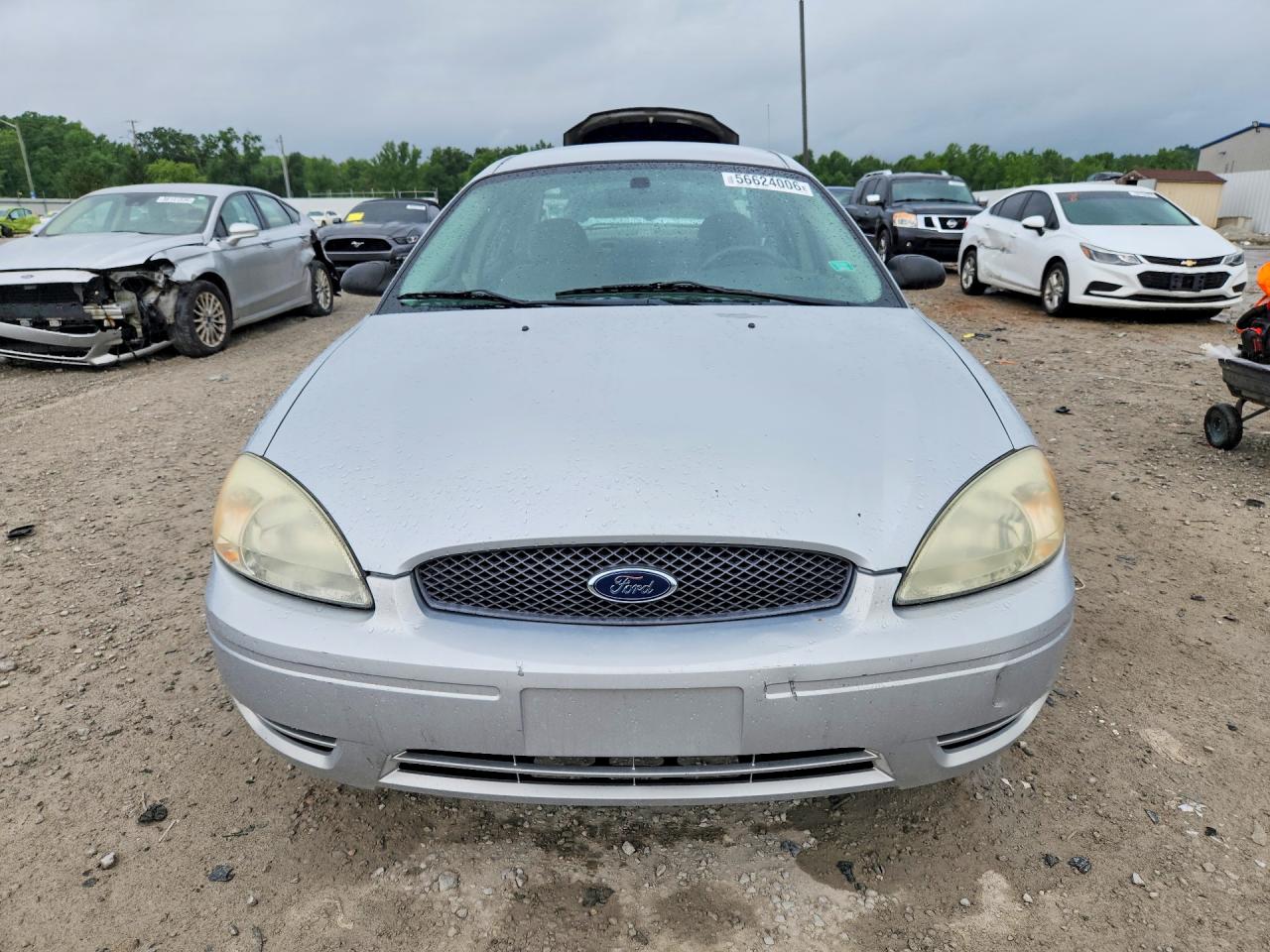 2007 Ford Taurus Se Silver vin: 1FAFP53U87A164625