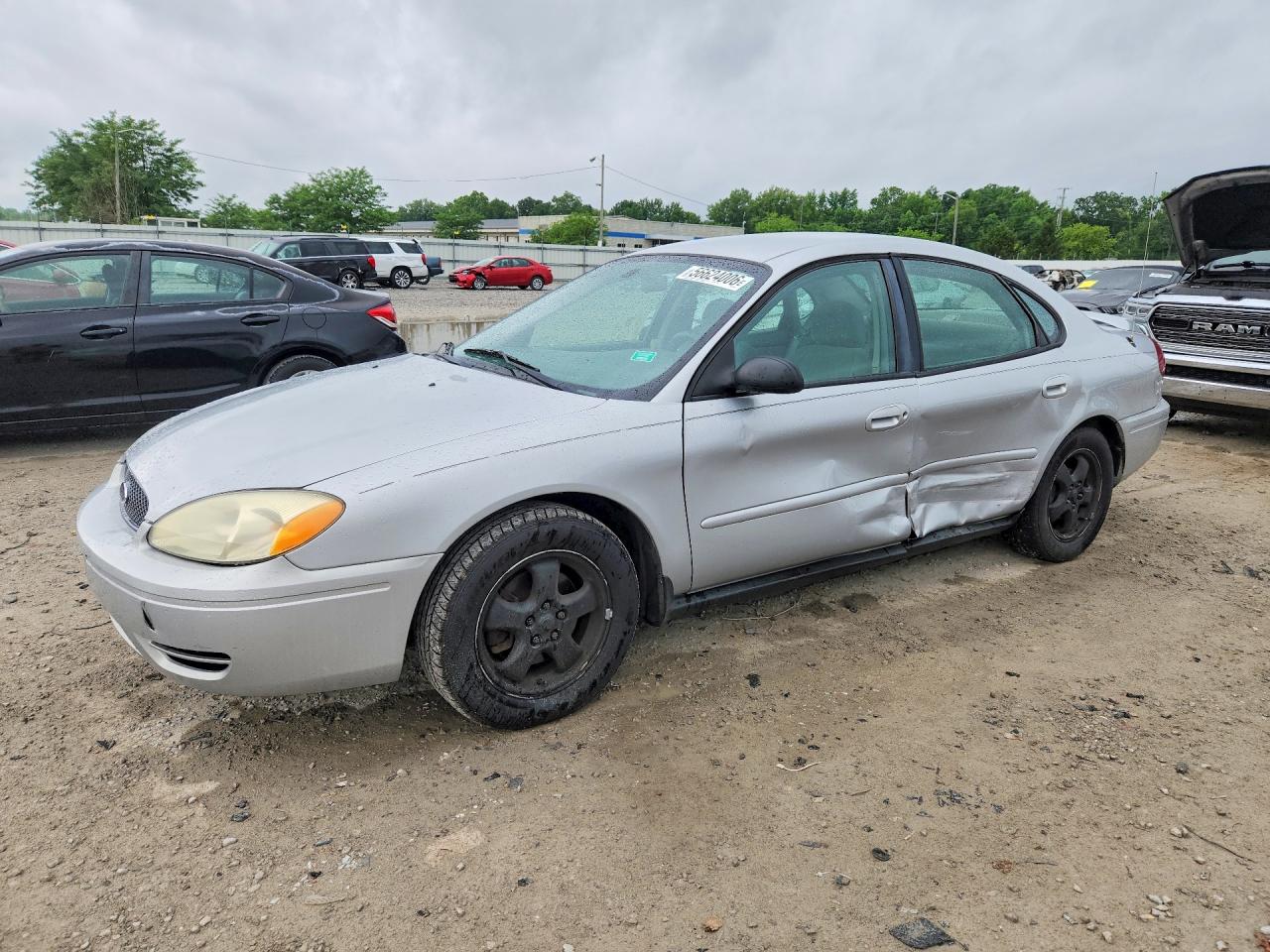 2007 Ford Taurus Se Silver vin: 1FAFP53U87A164625