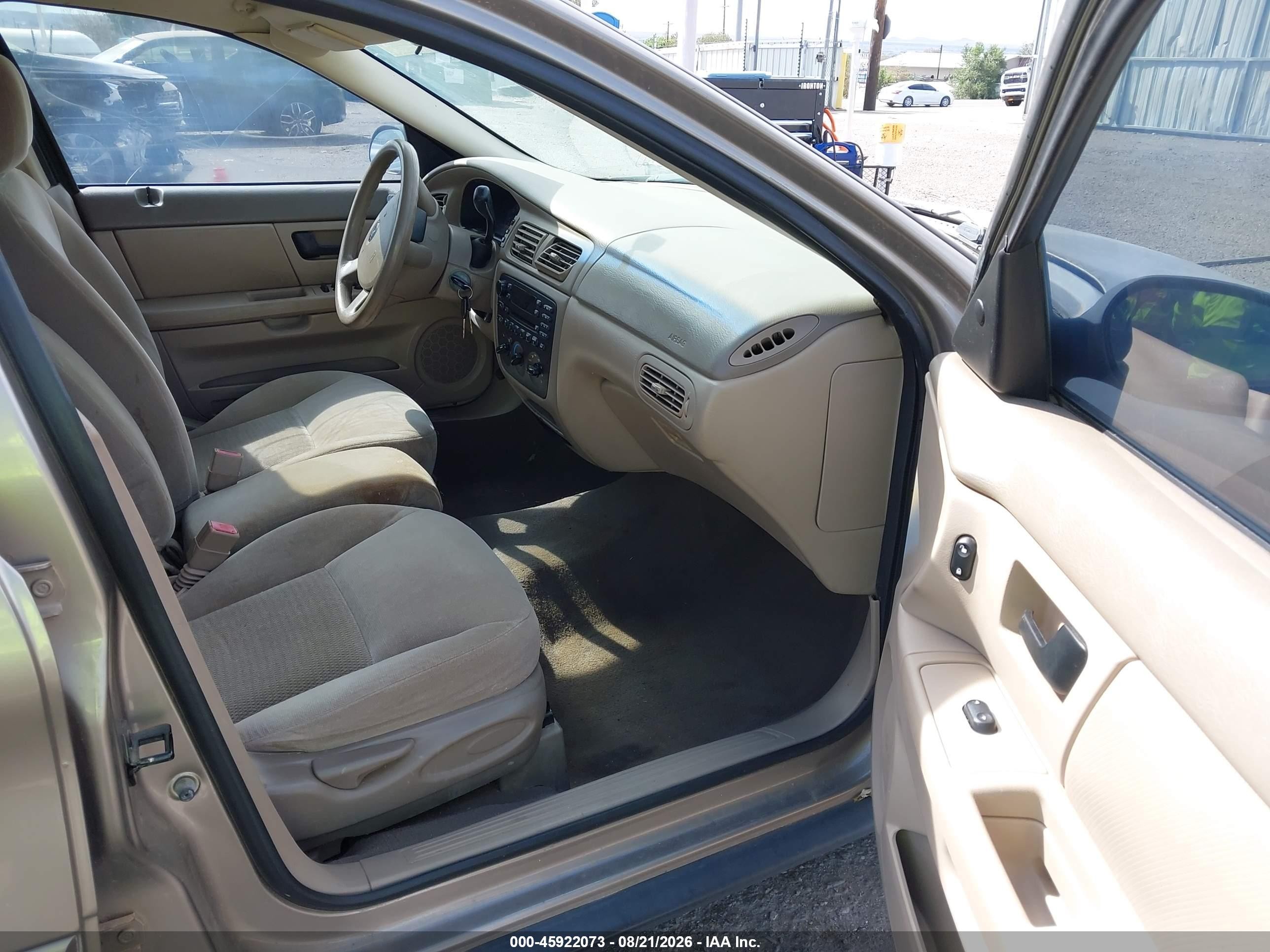 2007 Ford Taurus Se Brown vin: 1FAFP53U87A166472
