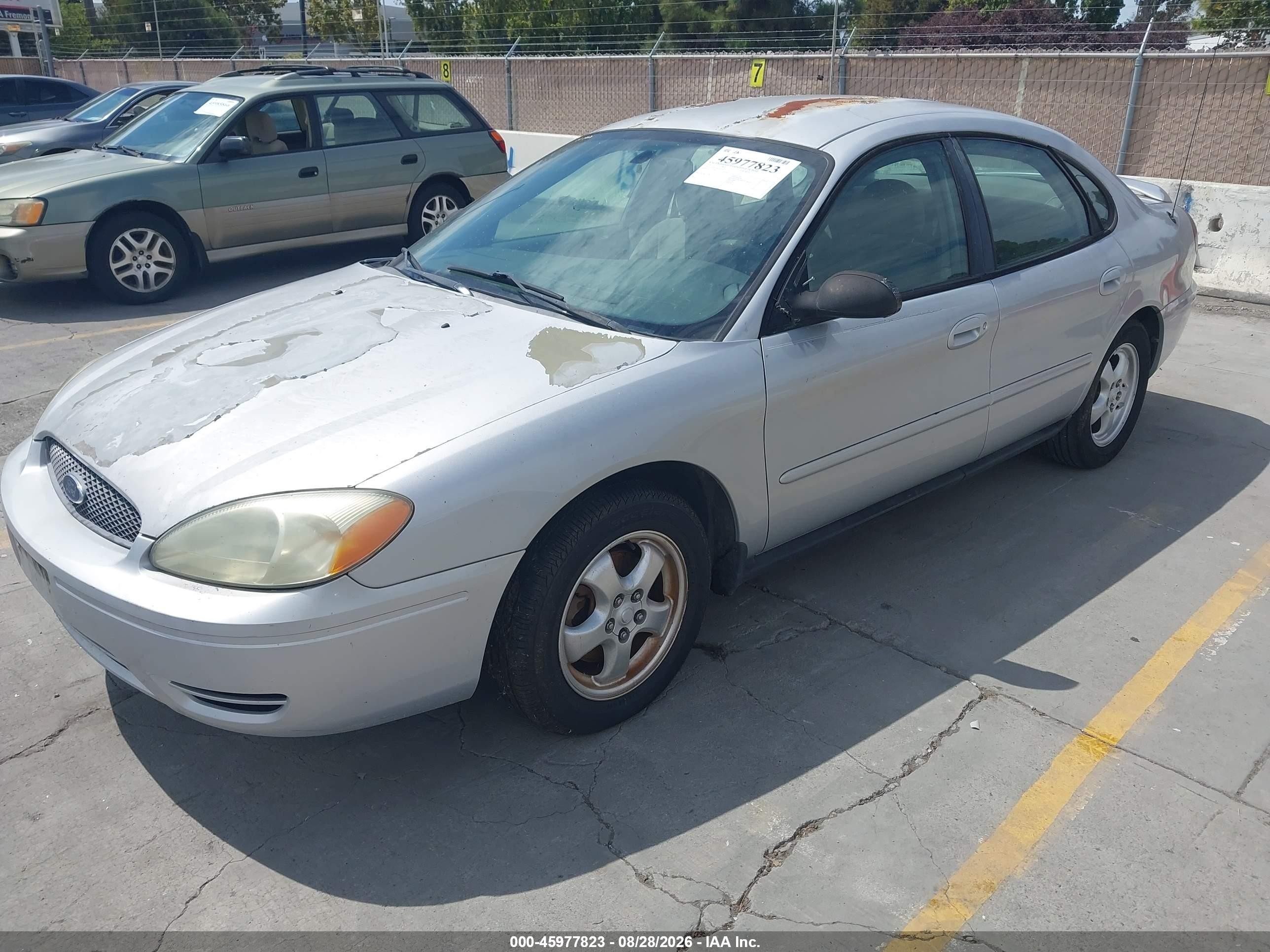 2007 Ford Taurus Se Silver vin: 1FAFP53U87A181425