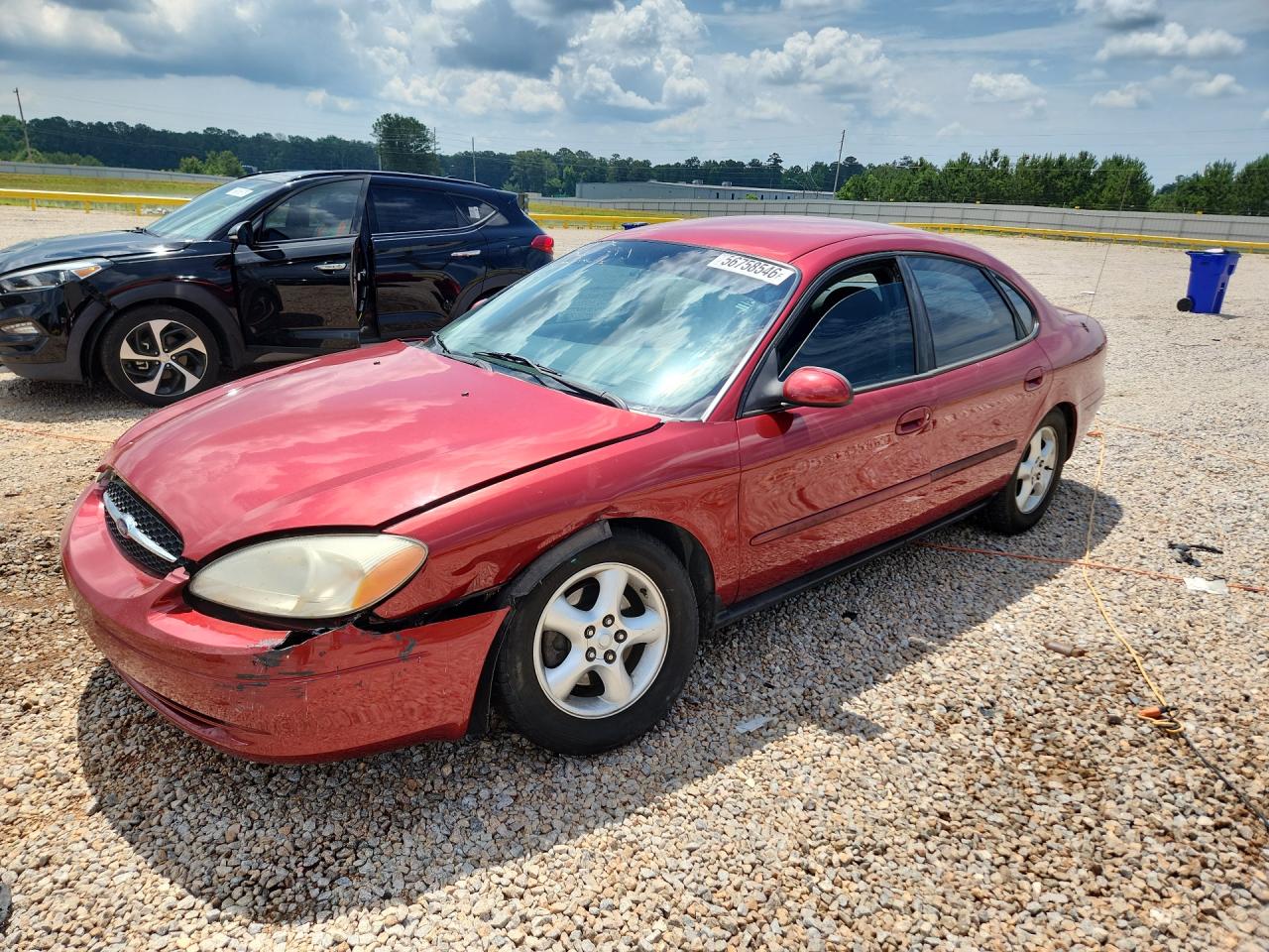 2001 Ford Taurus Se Red vin: 1FAFP53U91A175852
