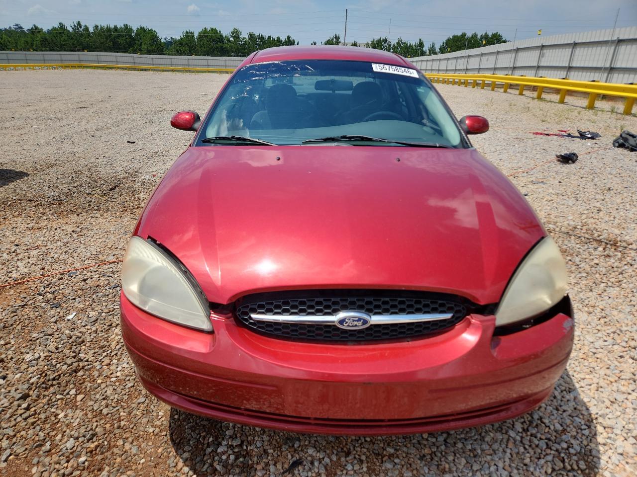 2001 Ford Taurus Se Красный vin: 1FAFP53U91A175852