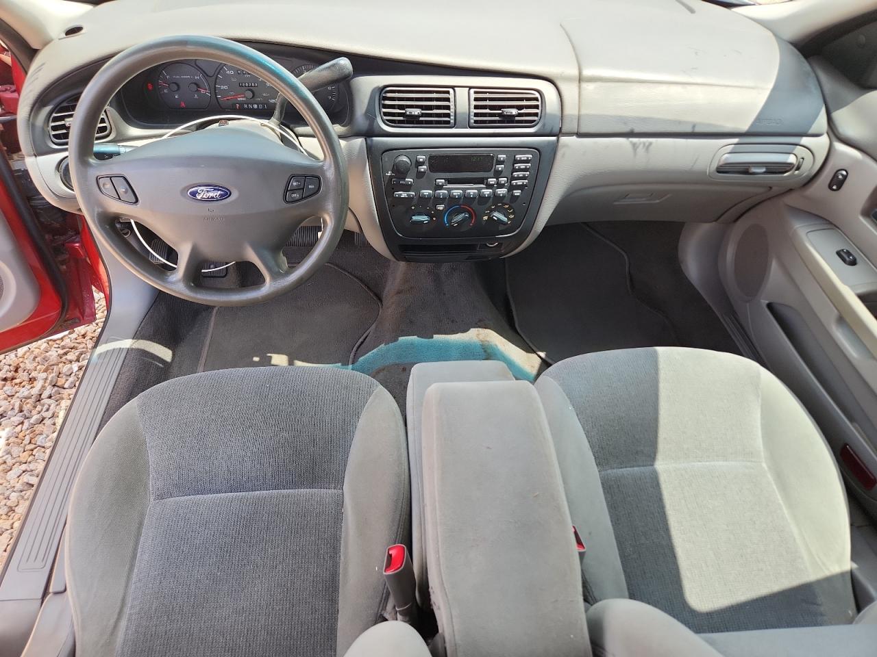 2001 Ford Taurus Se Красный vin: 1FAFP53U91A175852