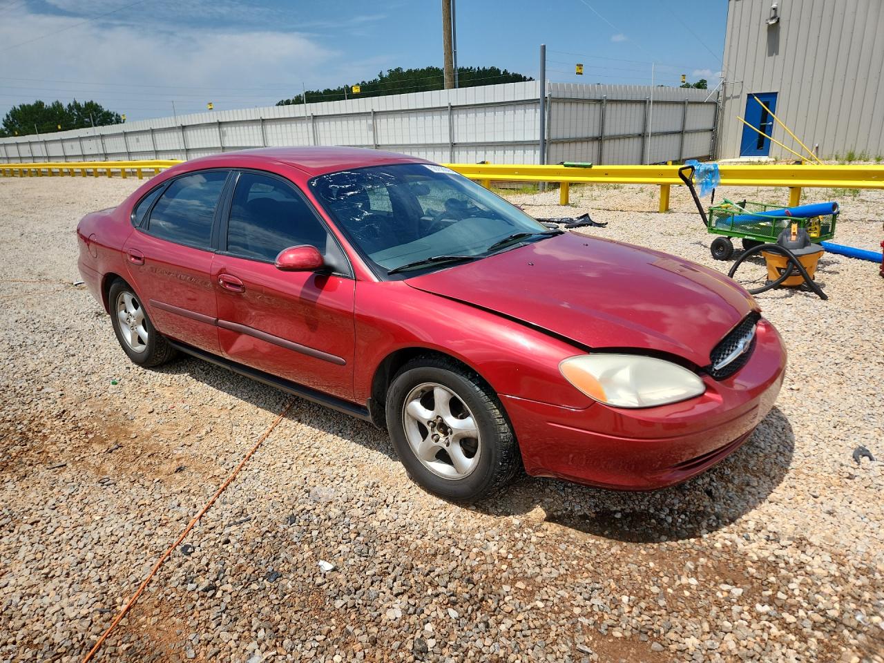2001 Ford Taurus Se Красный vin: 1FAFP53U91A175852