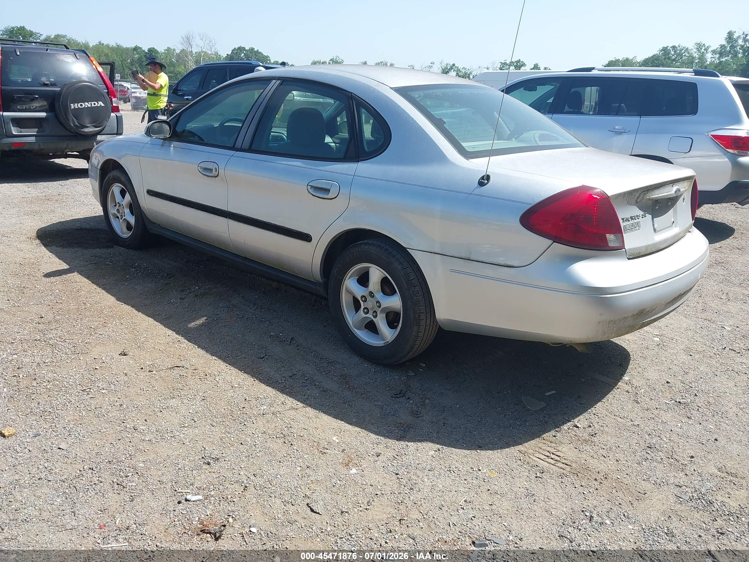 2001 Ford Taurus Se Silver vin: 1FAFP53U91G147644