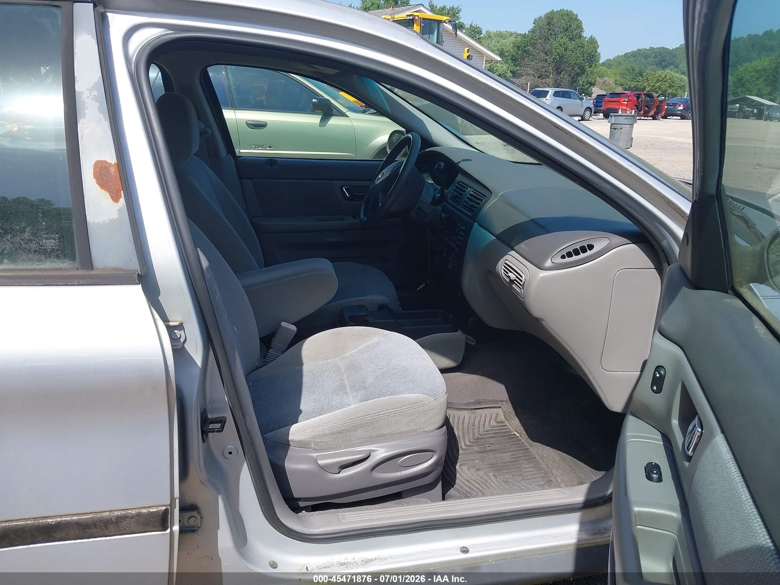 2001 Ford Taurus Se Silver vin: 1FAFP53U91G147644