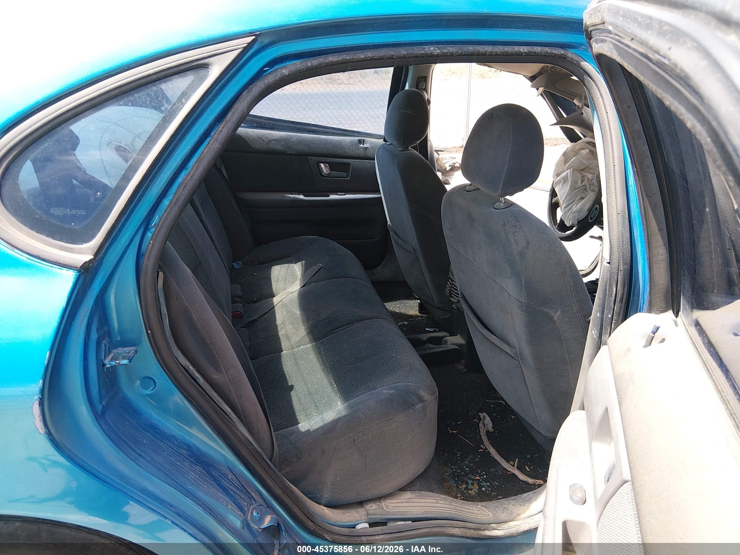 2002 Ford Taurus Se Standard Blue vin: 1FAFP53U92G224059