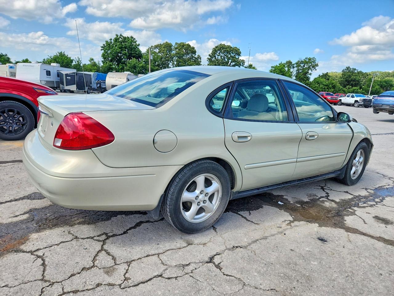 2003 Ford Taurus Se Beige vin: 1FAFP53U93G112928
