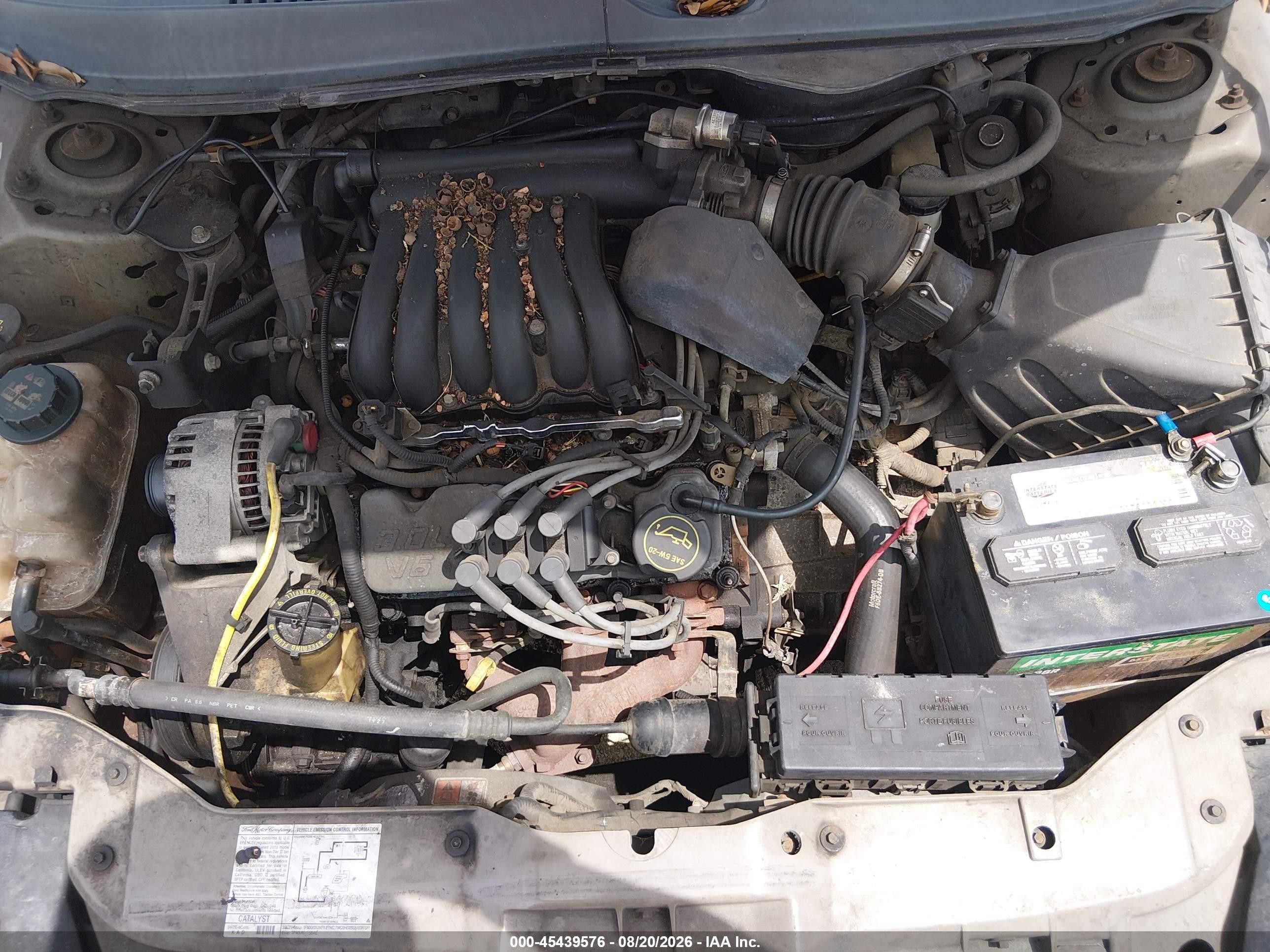 2003 Ford Taurus Se Champagne vin: 1FAFP53U93G264935