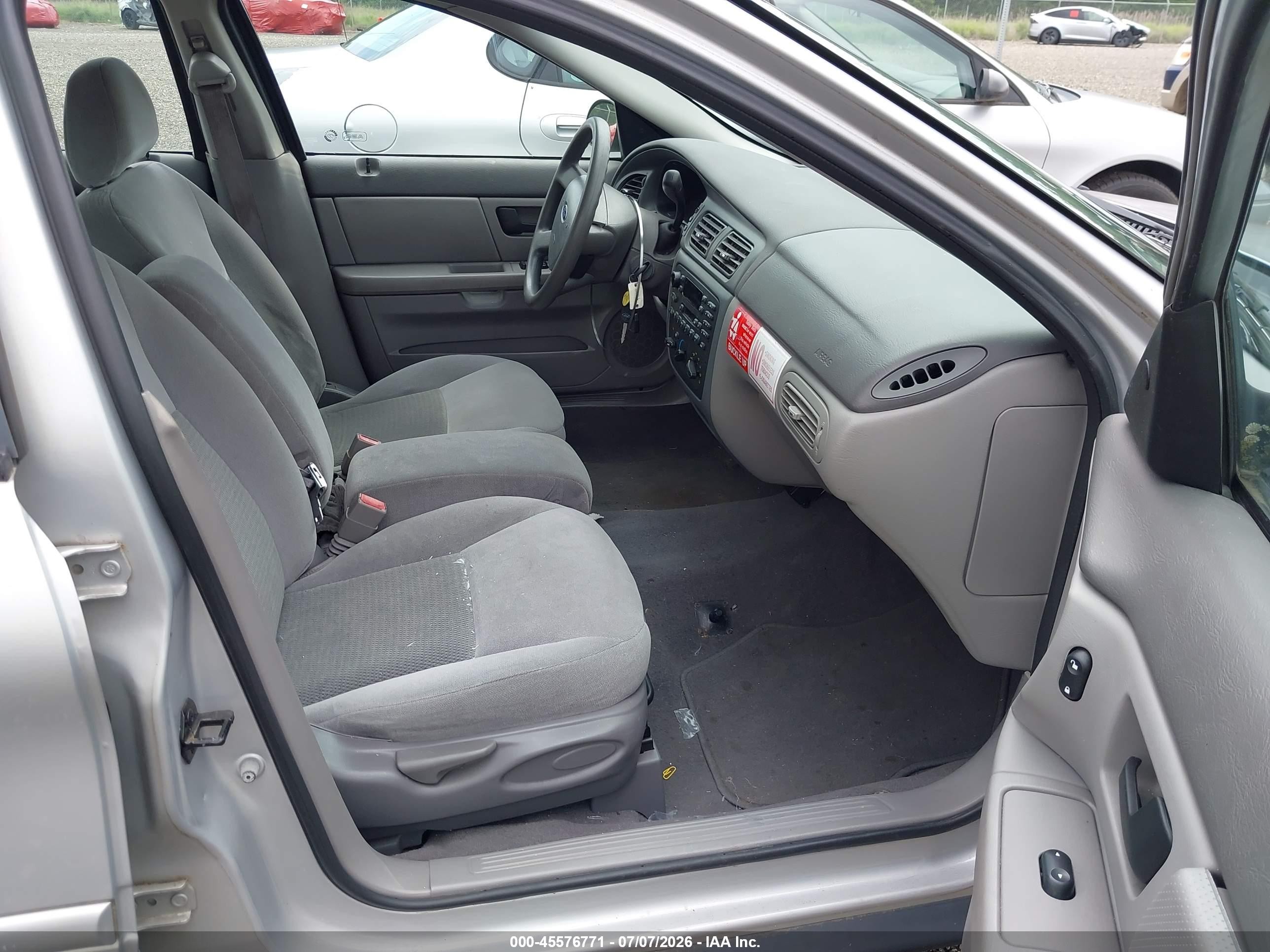 2005 Ford Taurus Se Gray vin: 1FAFP53U95A117181
