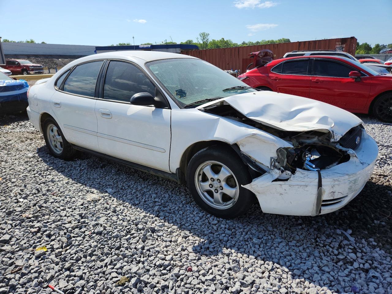 2006 Ford Taurus Se Белый vin: 1FAFP53U96A195526