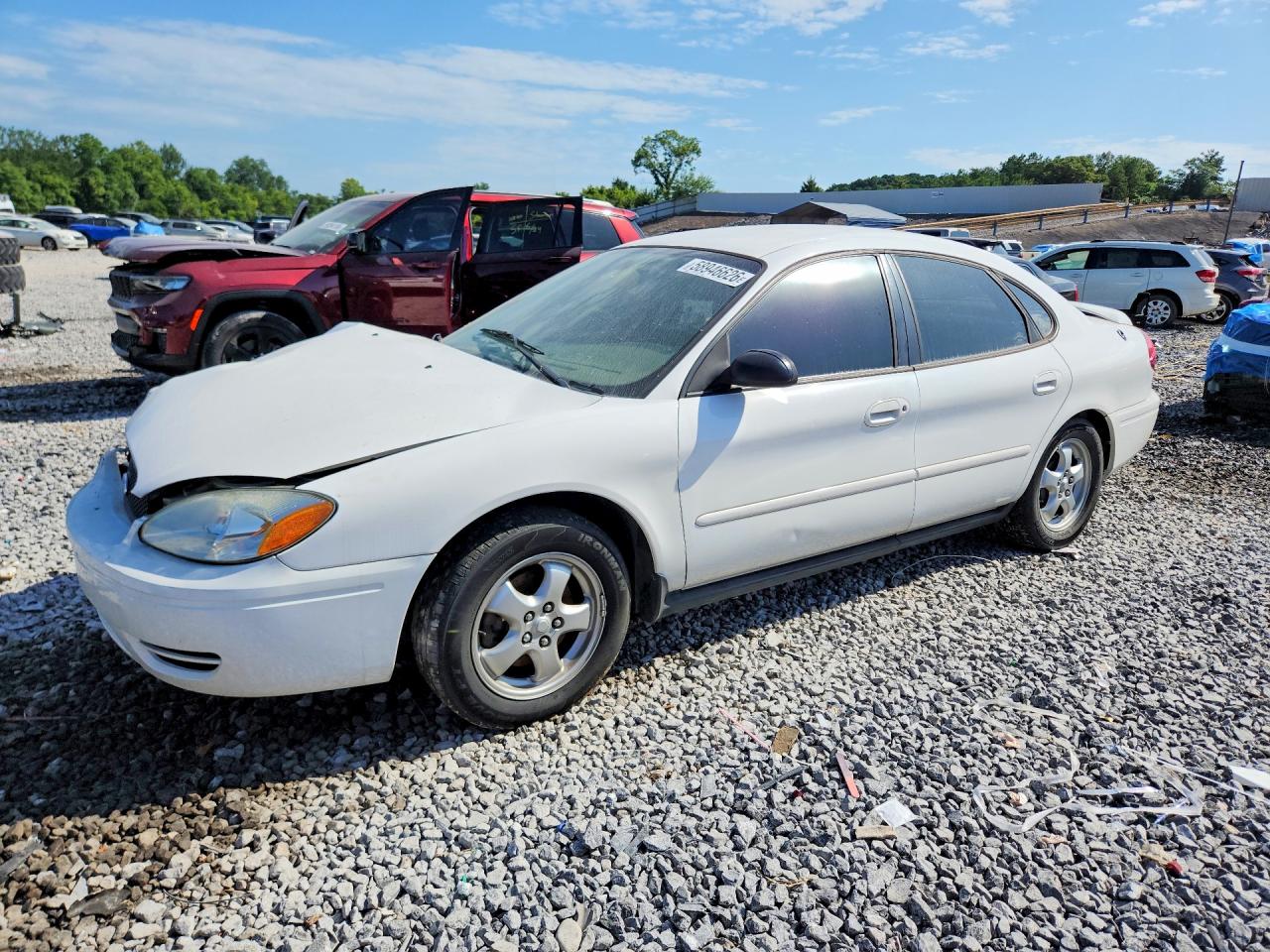 2006 Ford Taurus Se Белый vin: 1FAFP53U96A195526