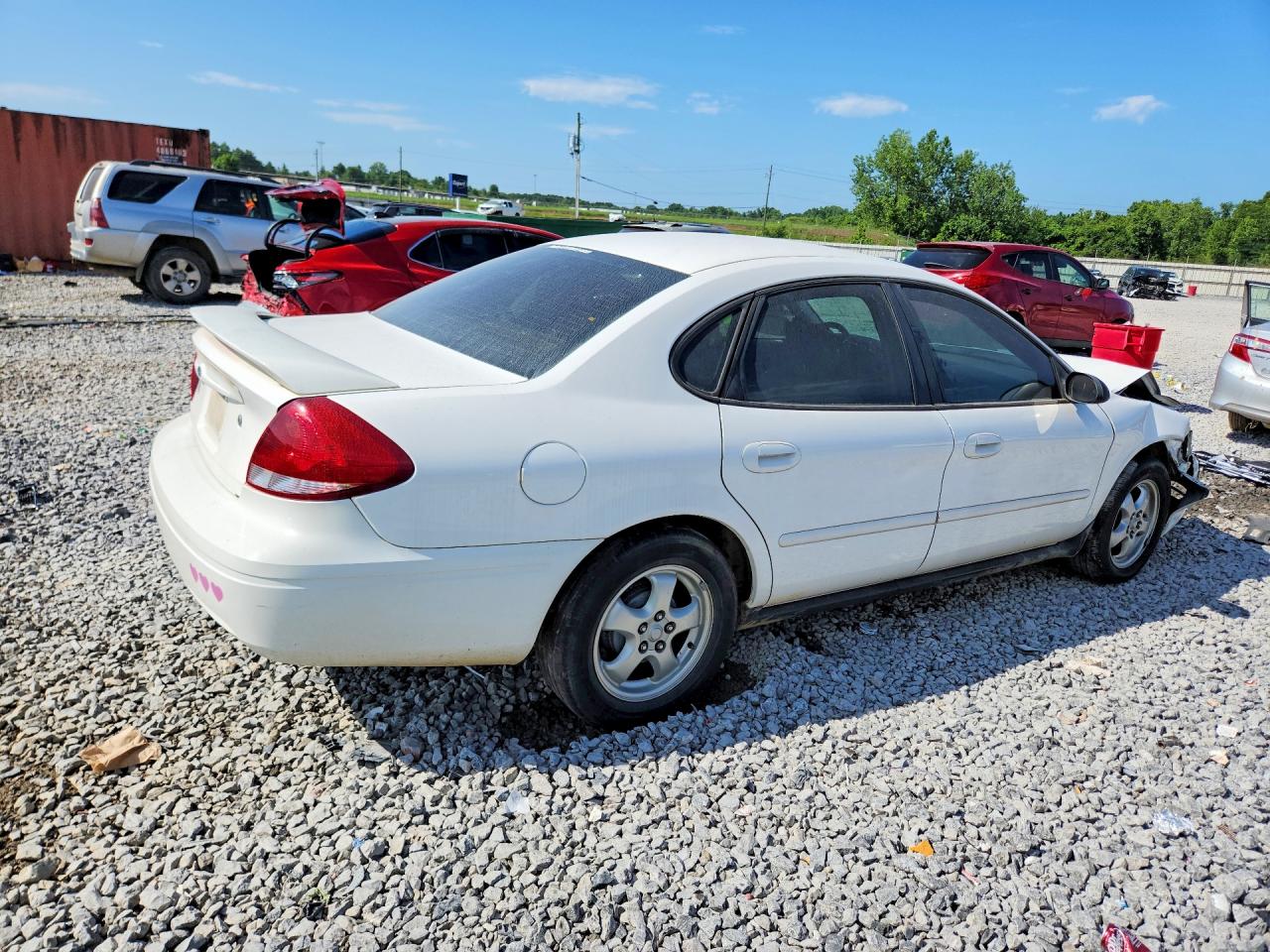 2006 Ford Taurus Se Белый vin: 1FAFP53U96A195526