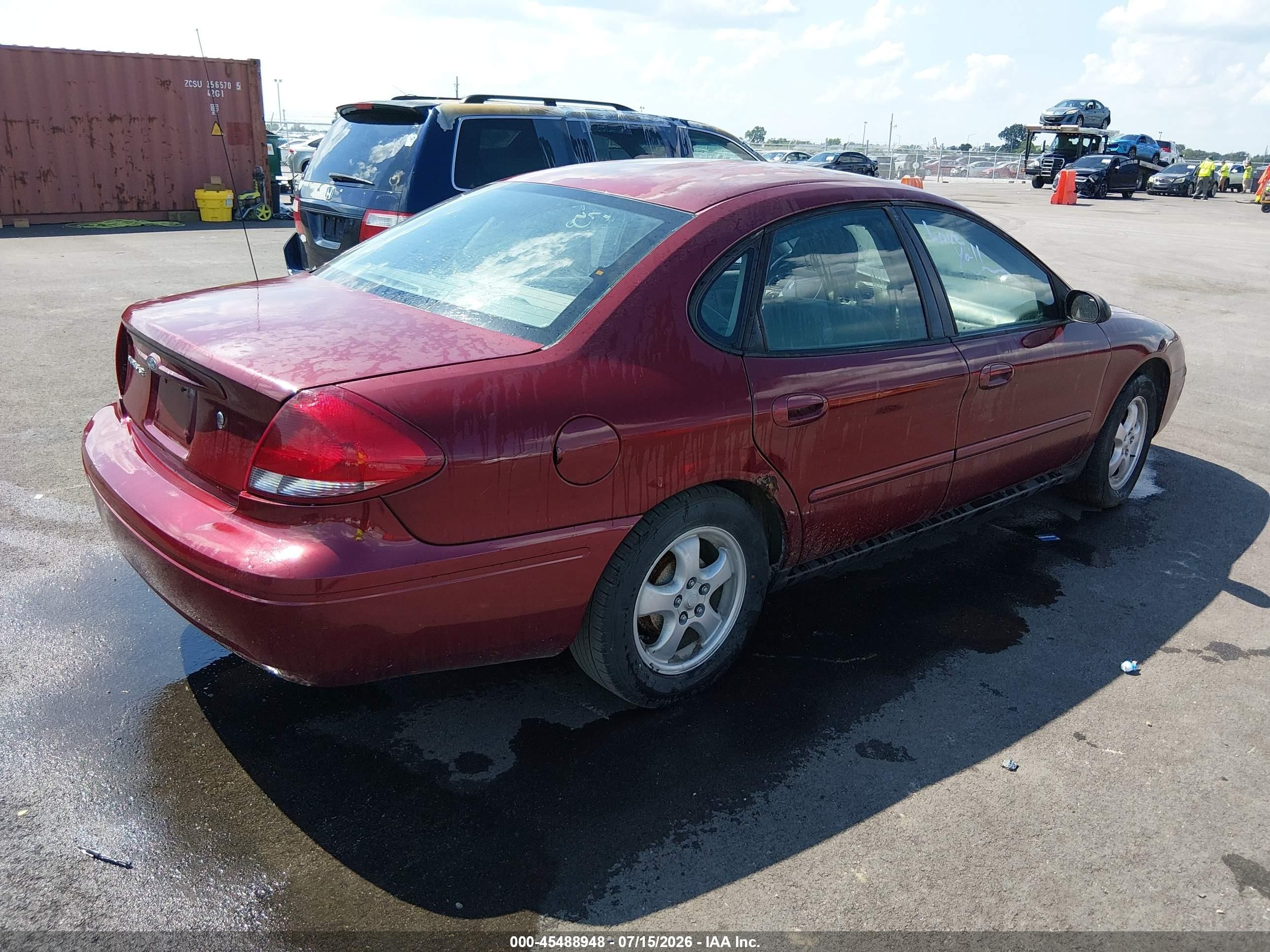 2006 Ford Taurus Se Темно-бордовый vin: 1FAFP53U96A197566