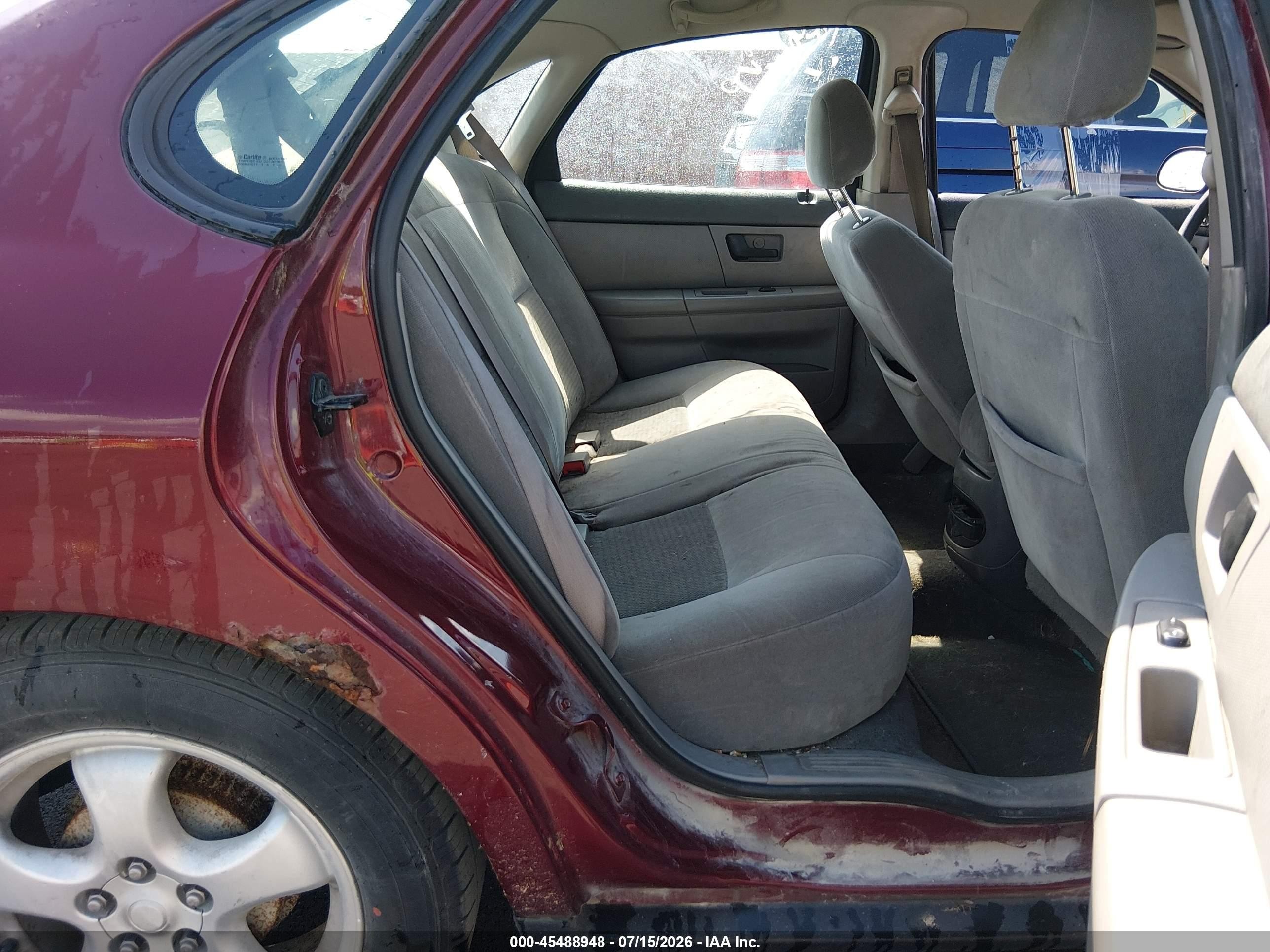 2006 Ford Taurus Se Темно-бордовый vin: 1FAFP53U96A197566