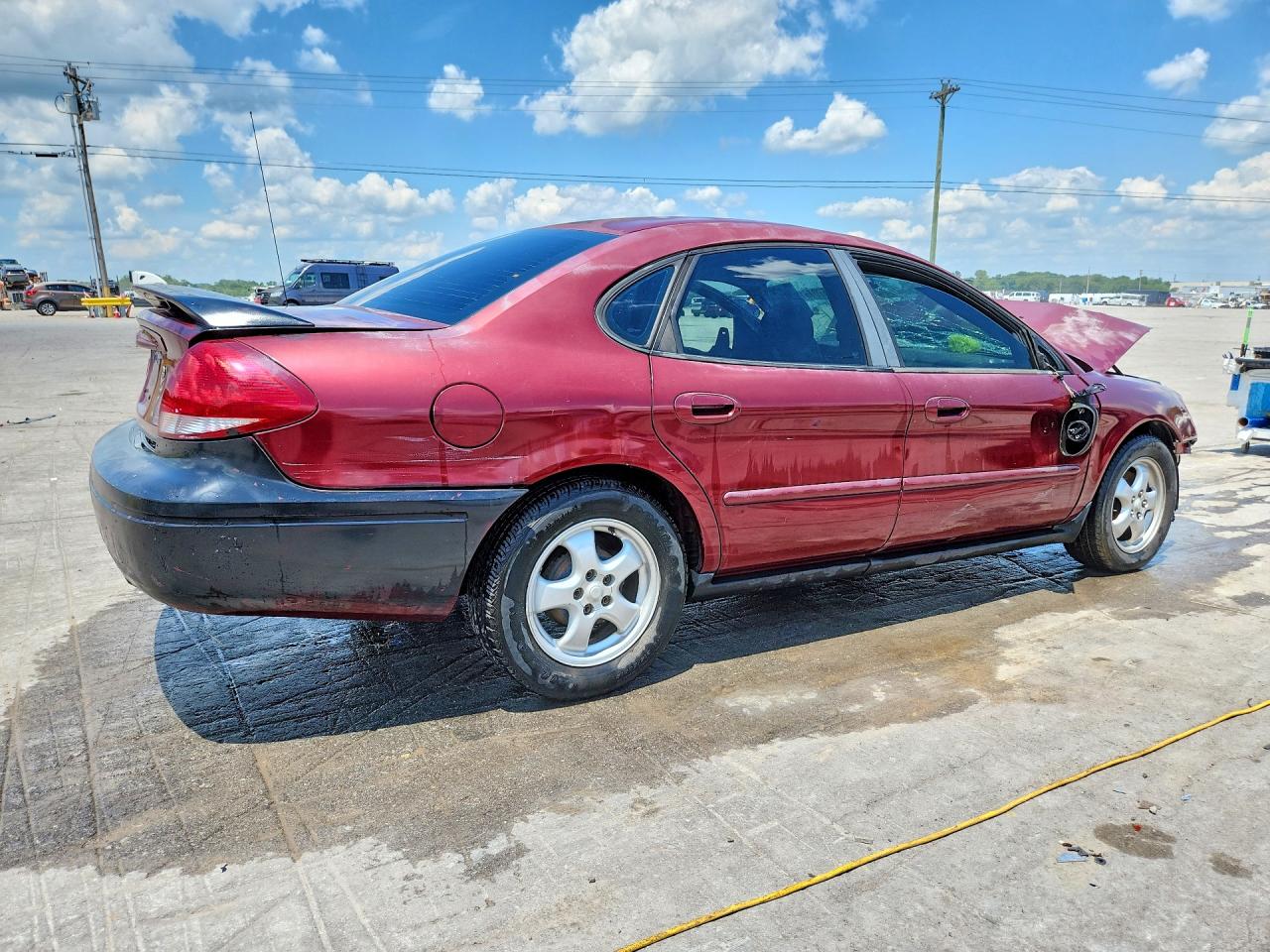 2006 Ford Taurus Se Maroon vin: 1FAFP53U96A235071