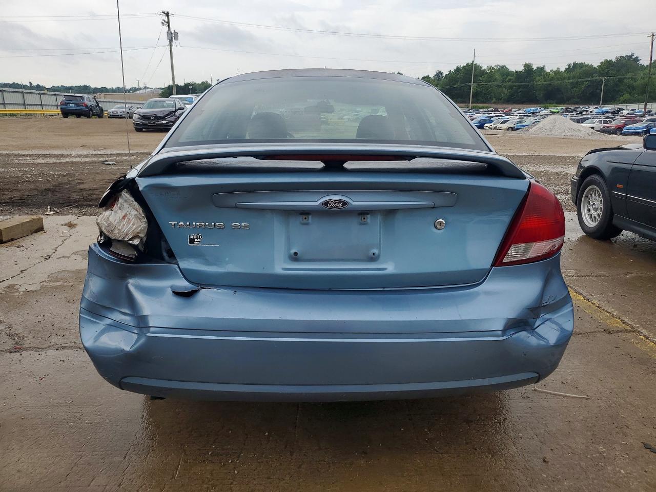 2007 Ford Taurus Se Blue vin: 1FAFP53U97A145307