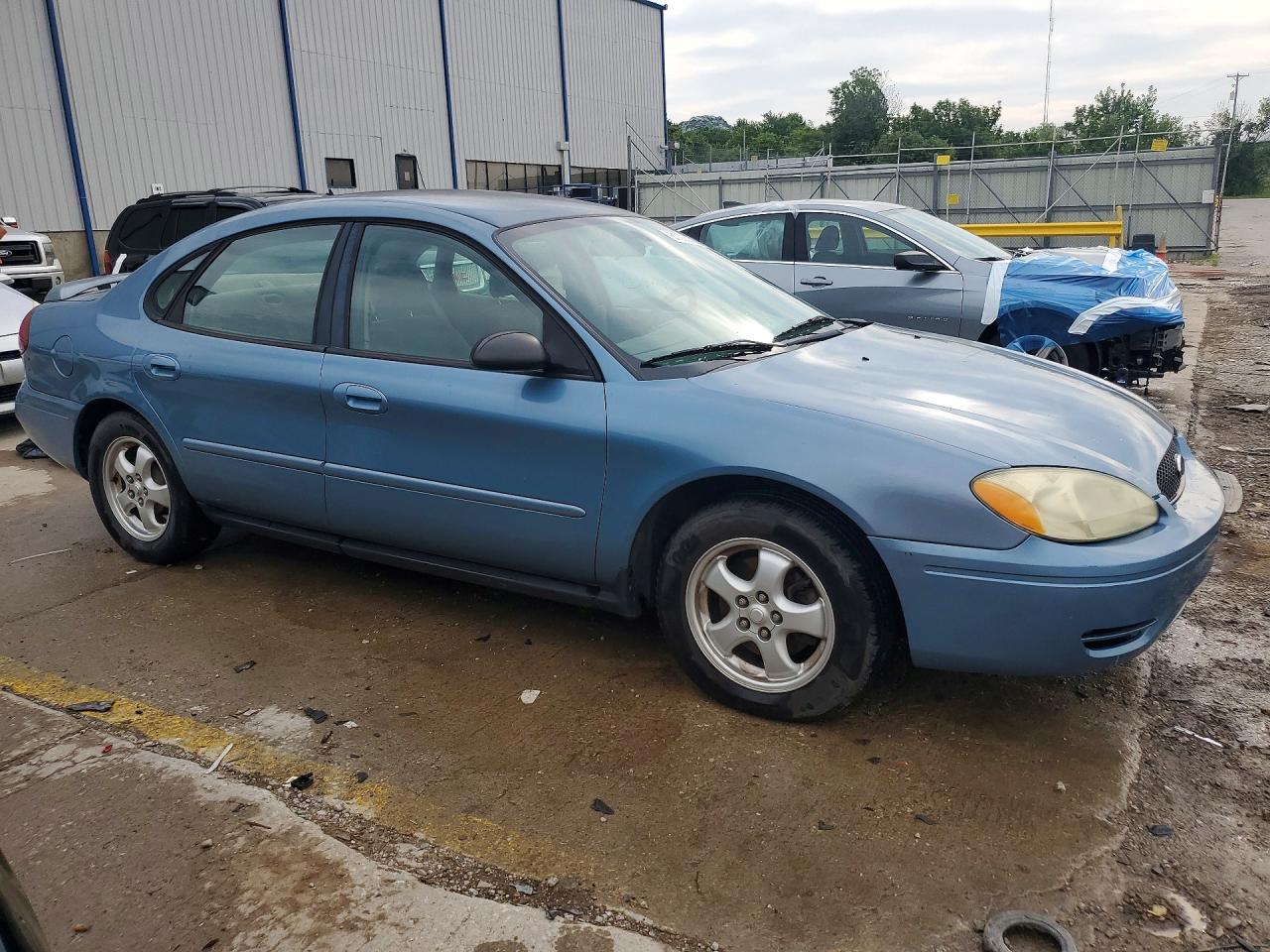 2007 Ford Taurus Se Blue vin: 1FAFP53U97A145307