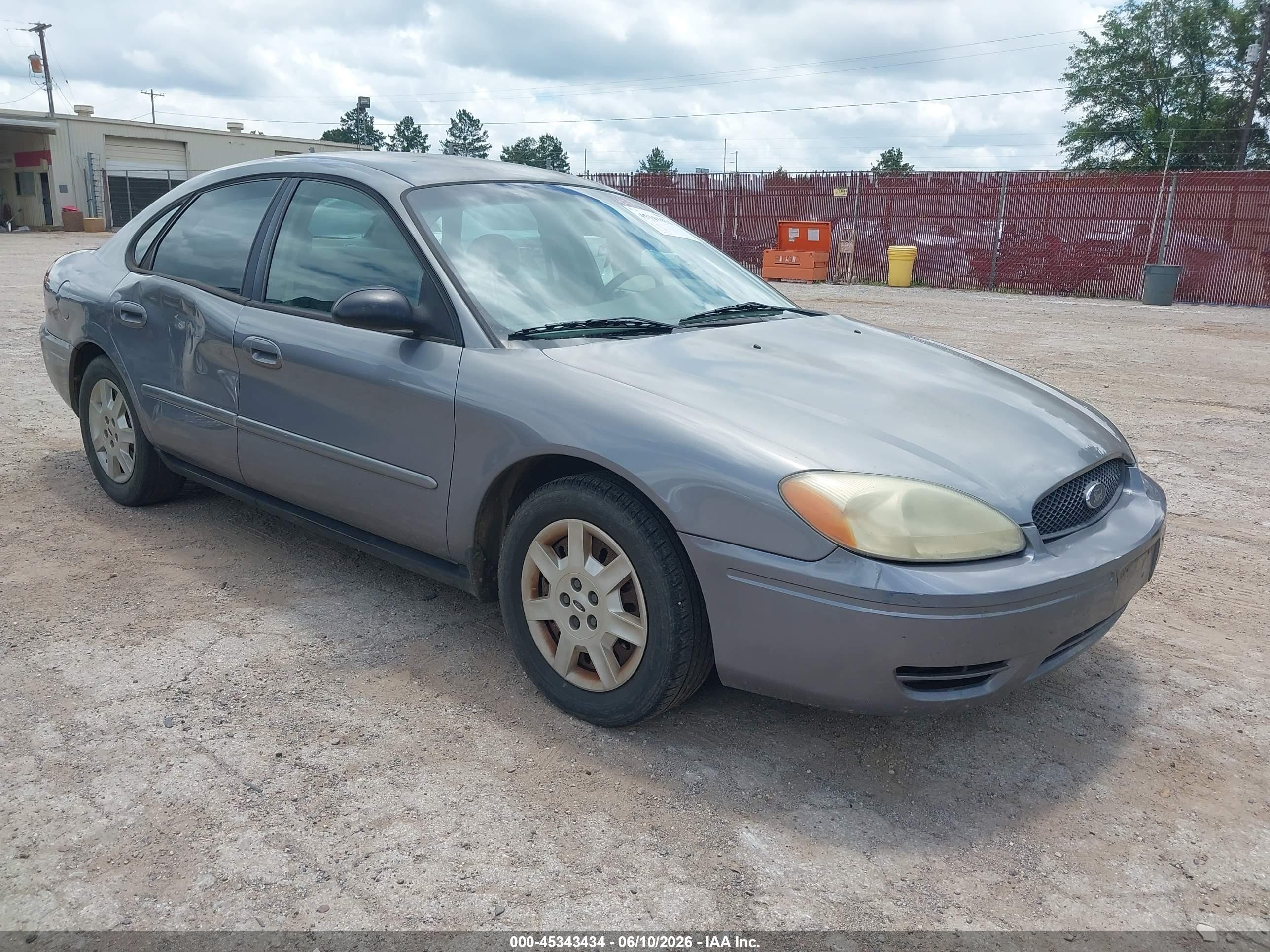 2007 Ford Taurus Se Gray vin: 1FAFP53U97A150748