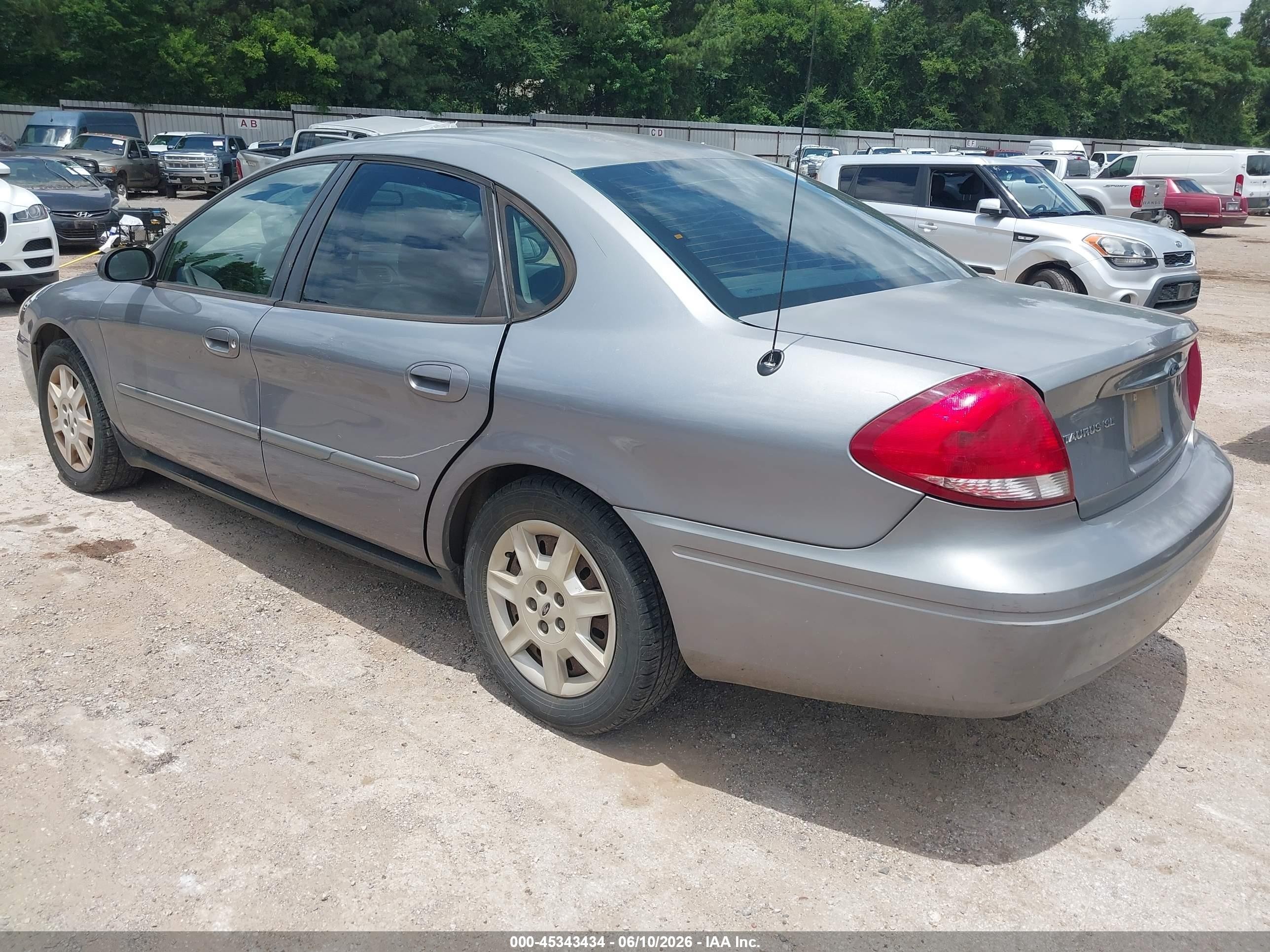 2007 Ford Taurus Se Gray vin: 1FAFP53U97A150748