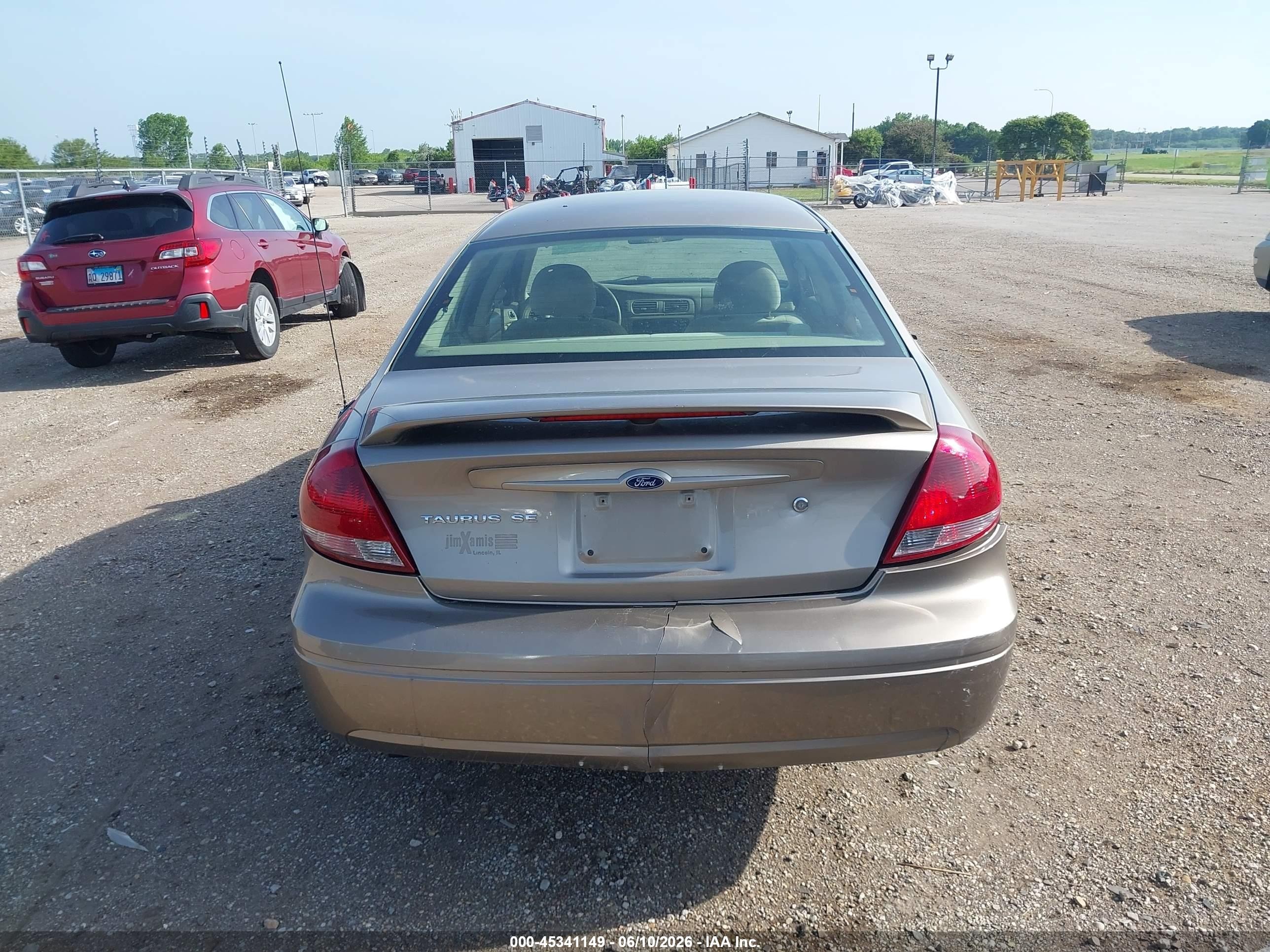 2007 Ford Taurus Se Бежевый vin: 1FAFP53U97A155576