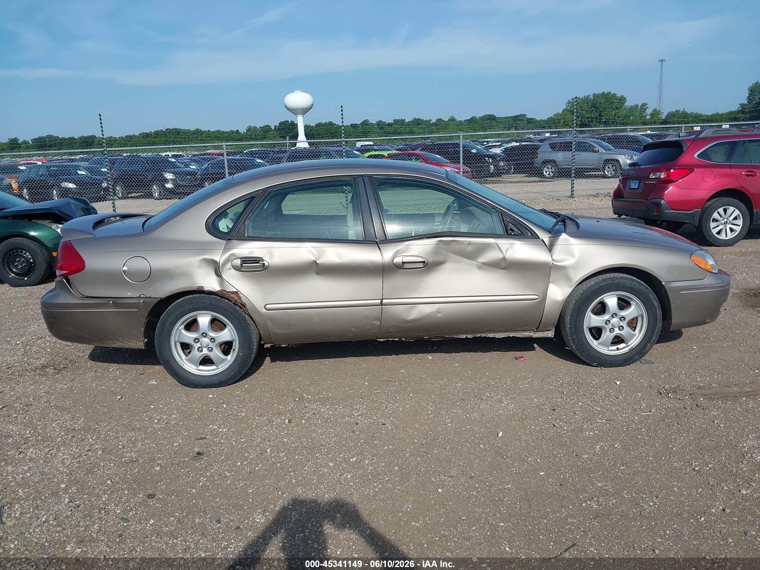 2007 Ford Taurus Se Бежевый vin: 1FAFP53U97A155576
