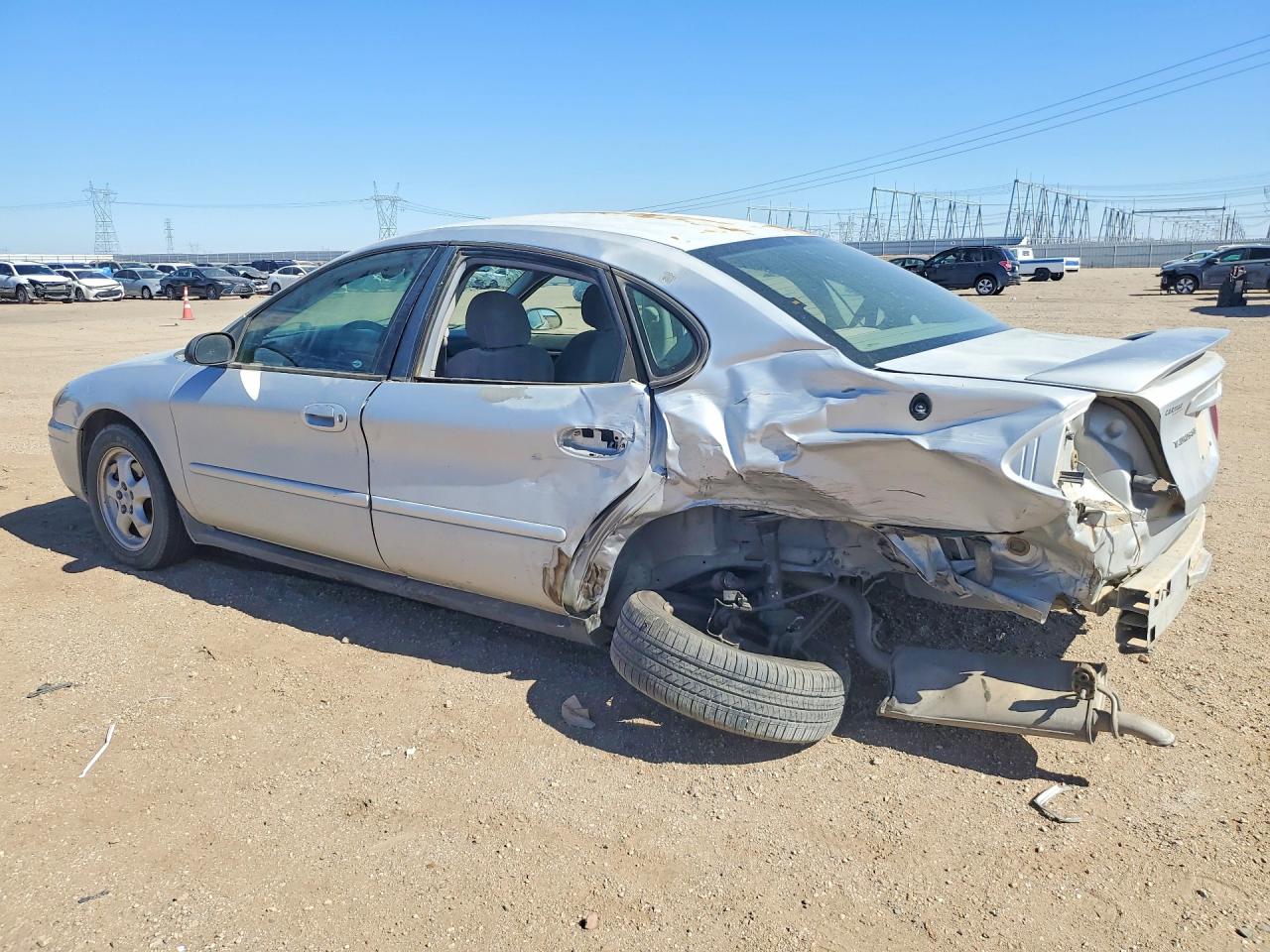 2007 Ford Taurus Se Silver vin: 1FAFP53U97A180509