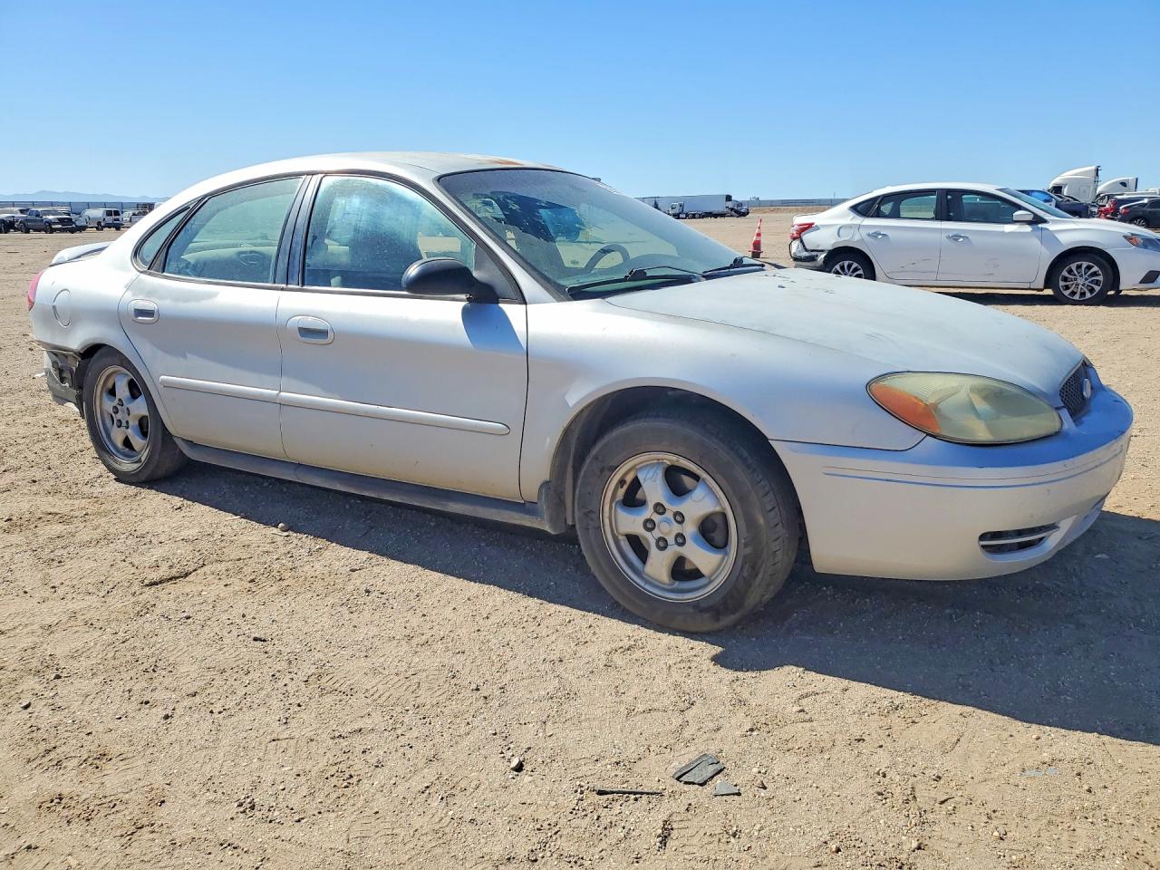 2007 Ford Taurus Se Silver vin: 1FAFP53U97A180509