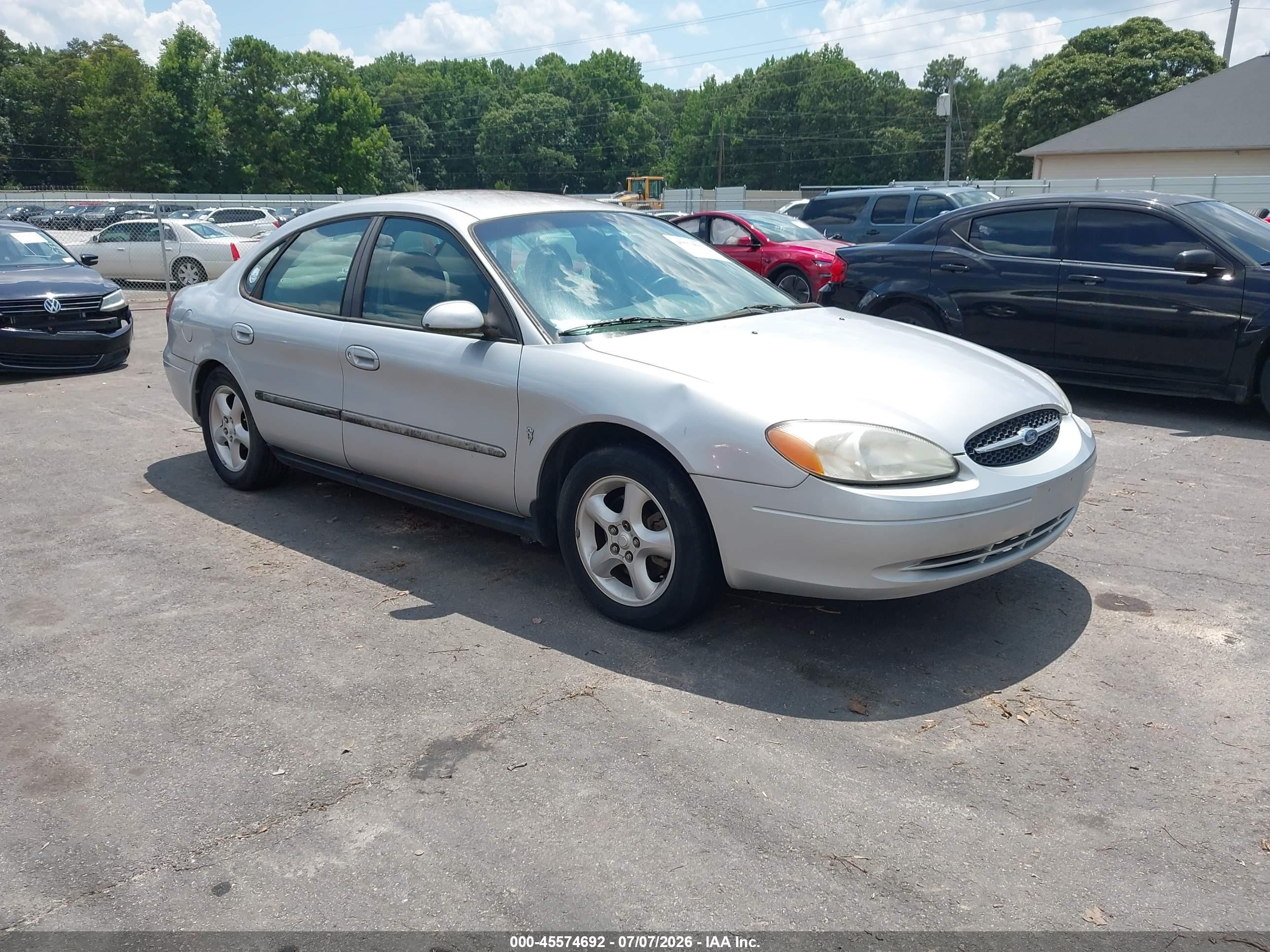 2001 Ford Taurus Se Silver vin: 1FAFP53UX1A192174