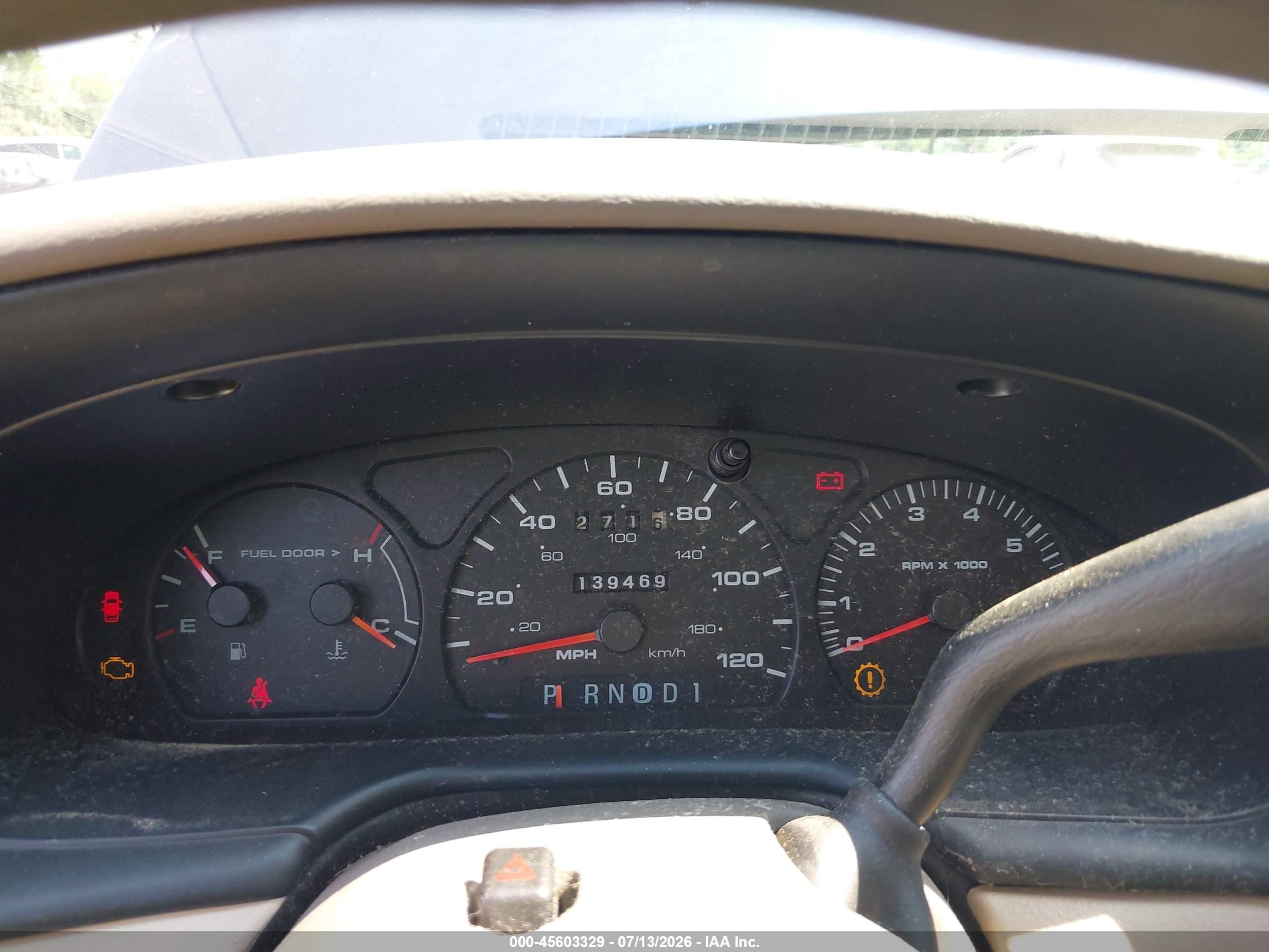 2001 Ford Taurus Se Синий vin: 1FAFP53UX1G127838