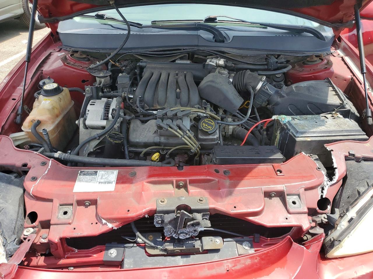 2002 Ford Taurus Se Red vin: 1FAFP53UX2G254056