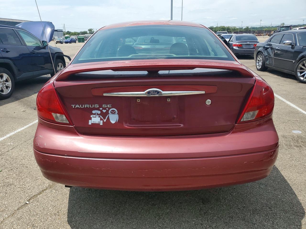 2002 Ford Taurus Se Red vin: 1FAFP53UX2G254056