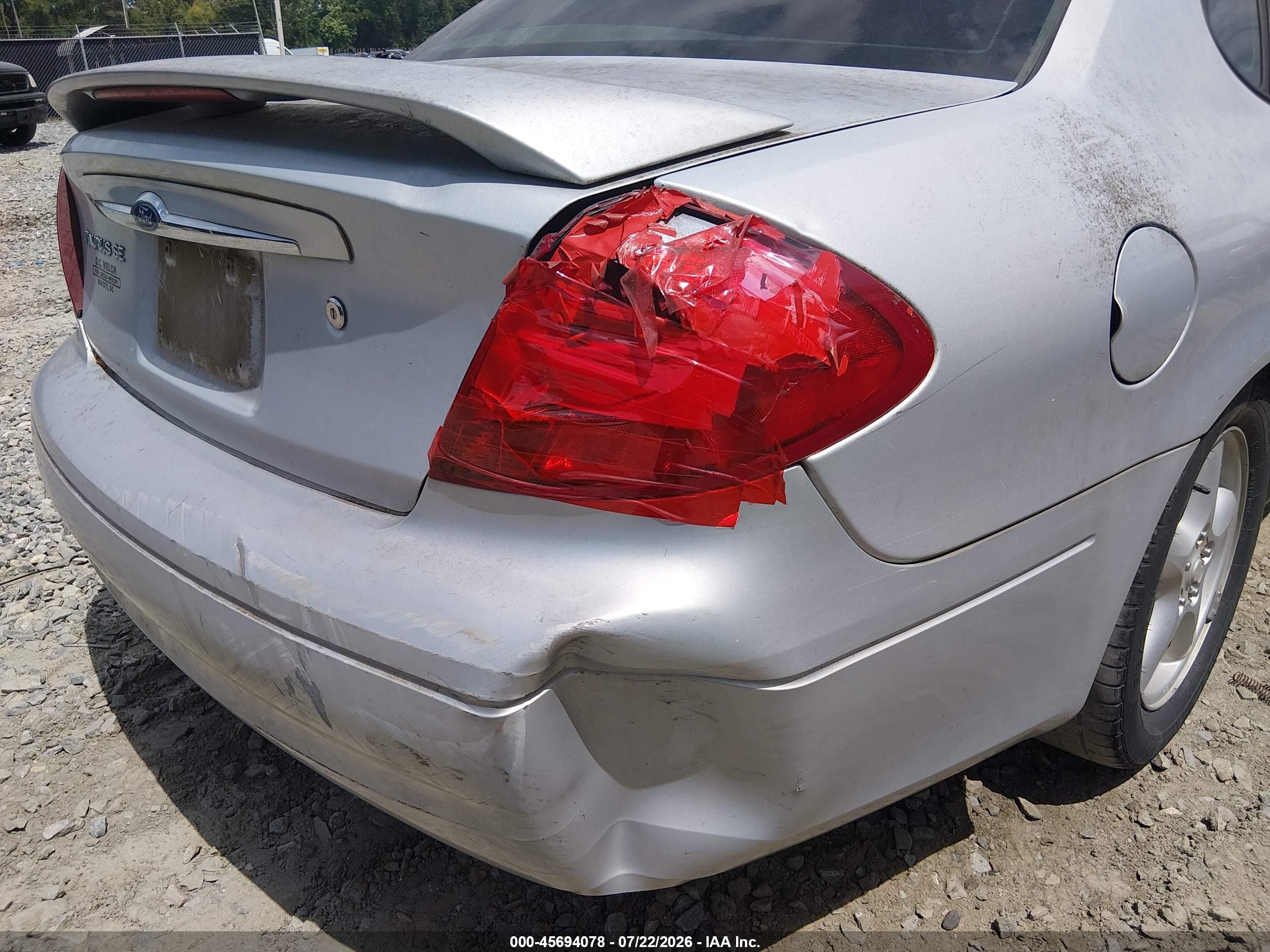 2003 Ford Taurus Se Gray vin: 1FAFP53UX3A211454