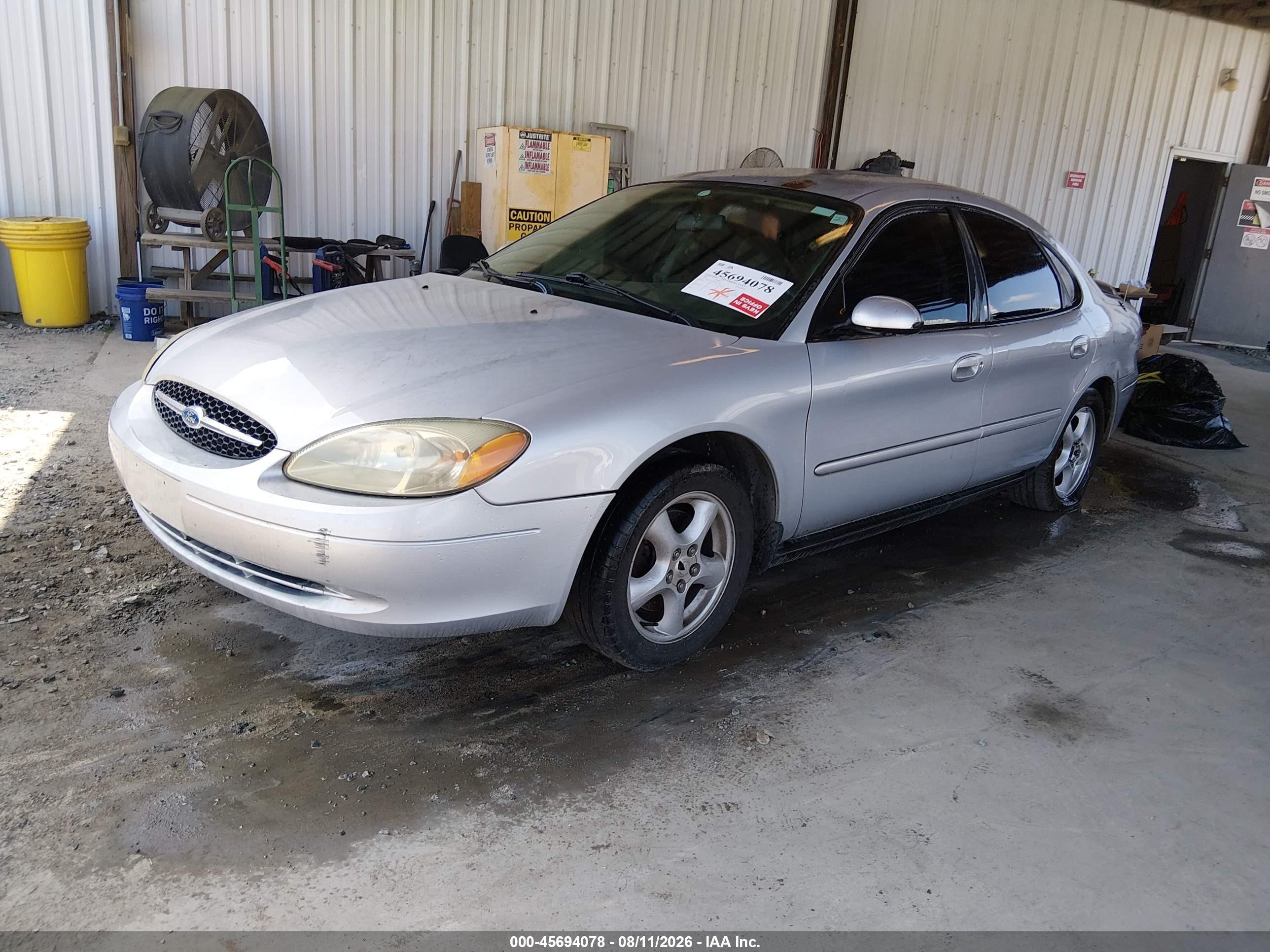 2003 Ford Taurus Se Gray vin: 1FAFP53UX3A211454