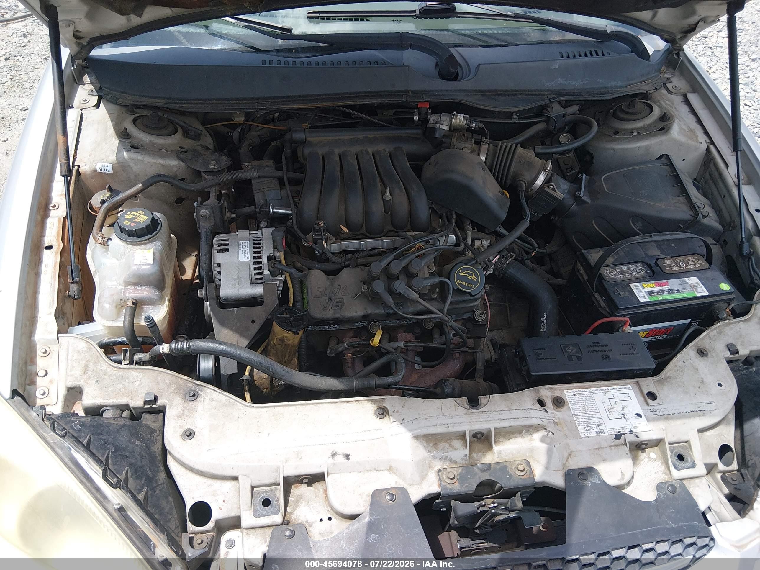 2003 Ford Taurus Se Gray vin: 1FAFP53UX3A211454