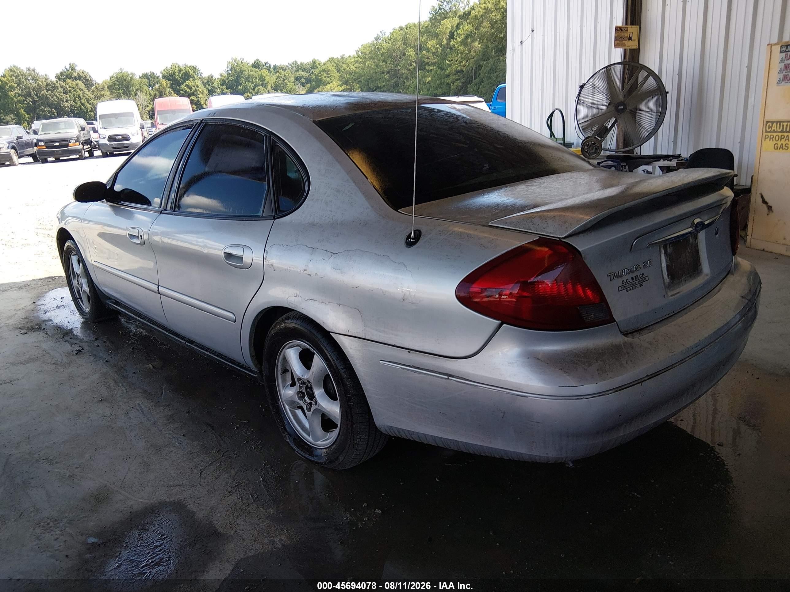2003 Ford Taurus Se Gray vin: 1FAFP53UX3A211454