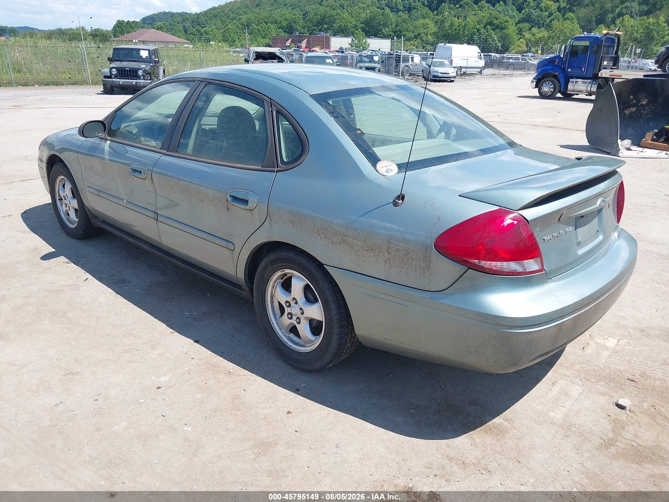 2005 Ford Taurus Se Green vin: 1FAFP53UX5A301142