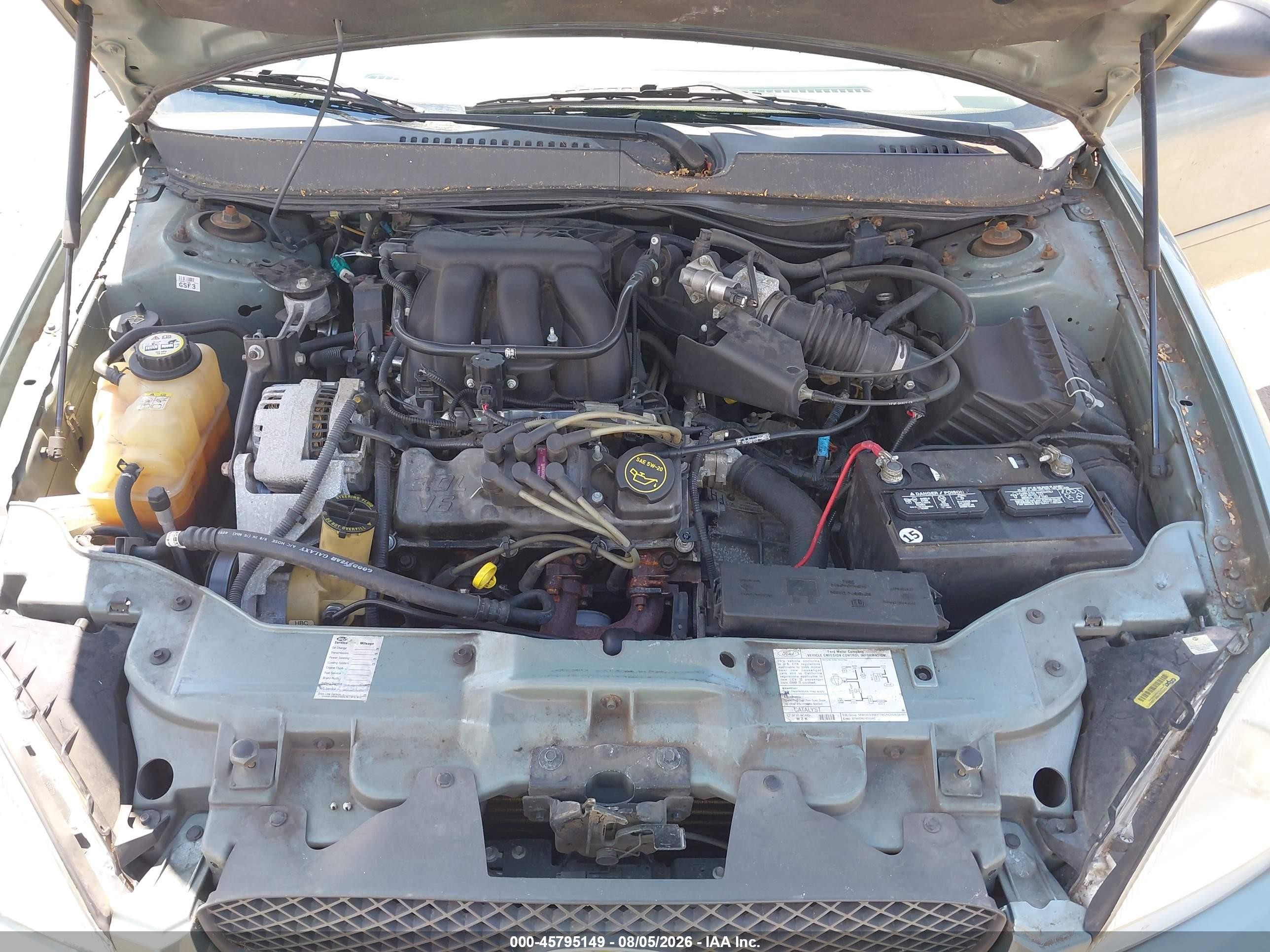 2005 Ford Taurus Se Green vin: 1FAFP53UX5A301142