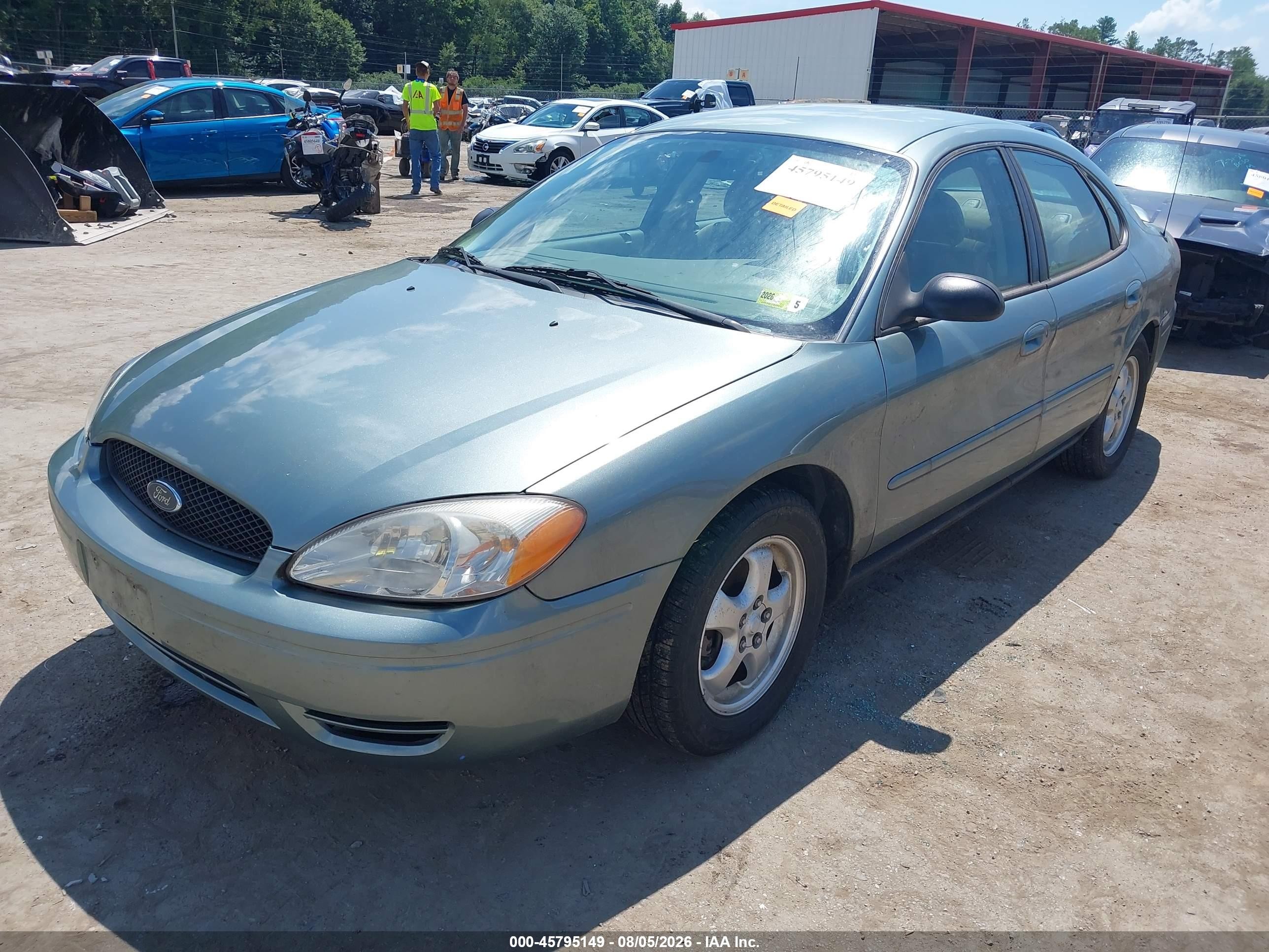 2005 Ford Taurus Se Green vin: 1FAFP53UX5A301142